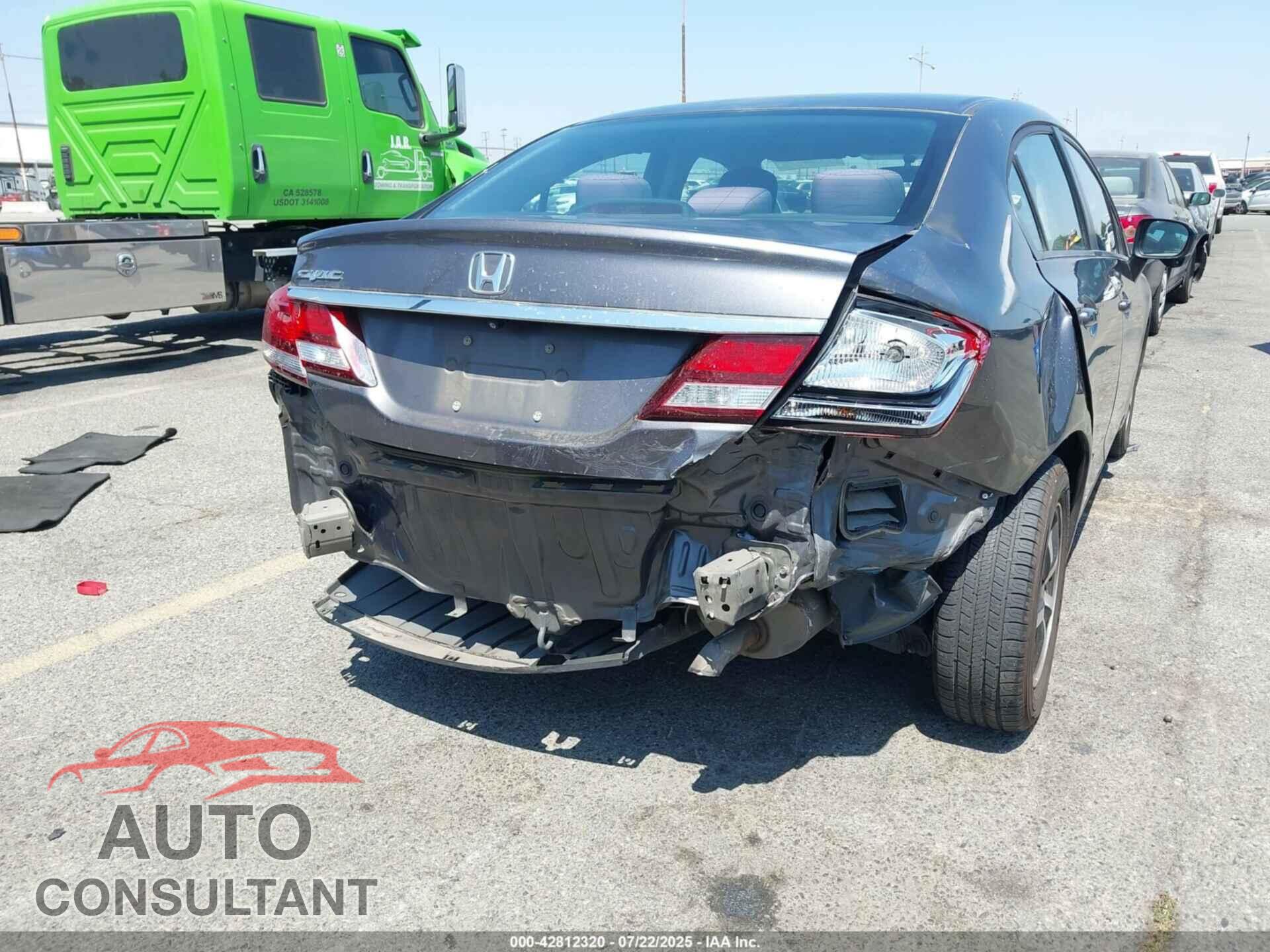 HONDA CIVIC 2015 - 19XFB2F71FE248357