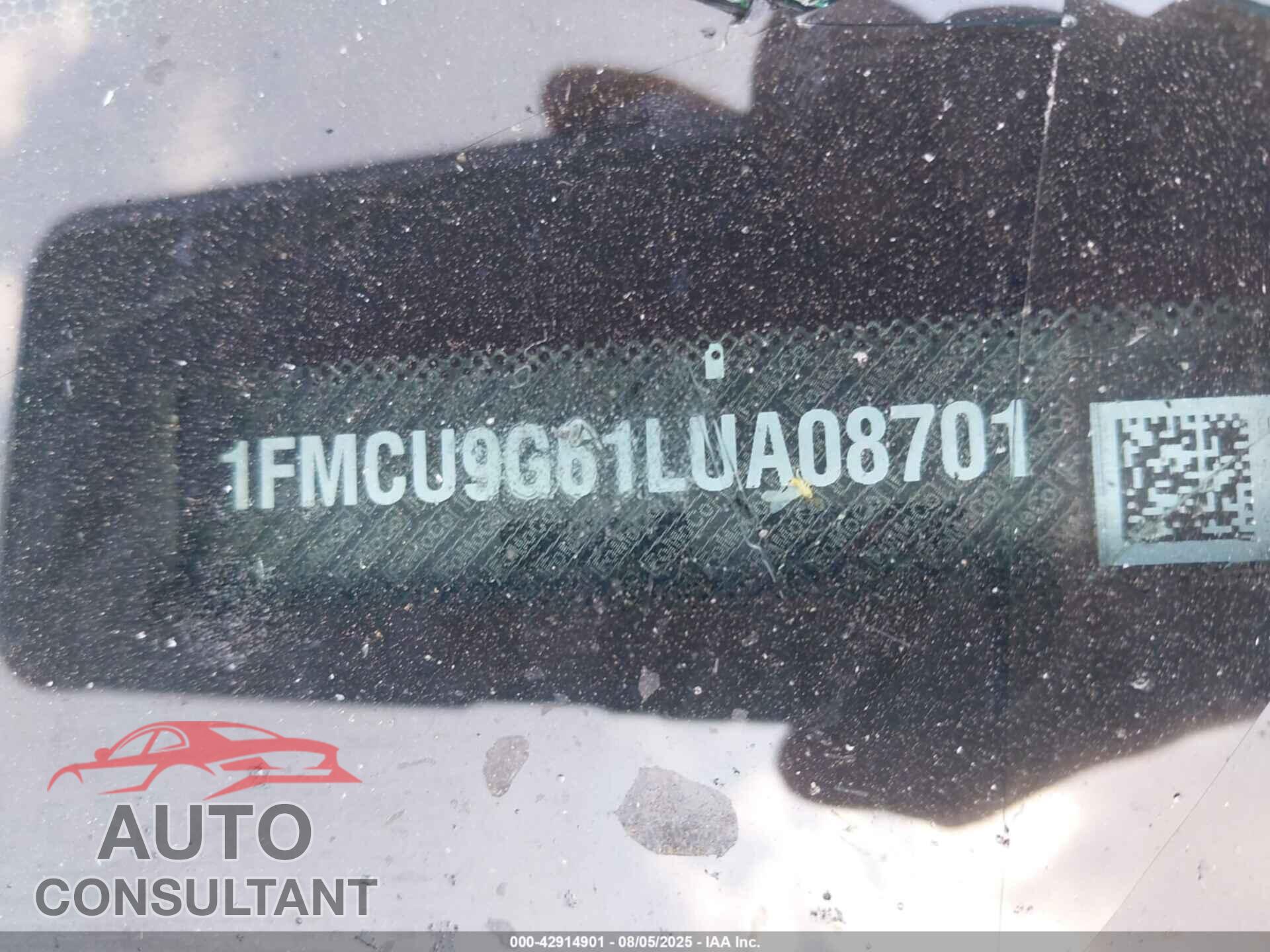 FORD ESCAPE 2020 - 1FMCU9G61LUA08701