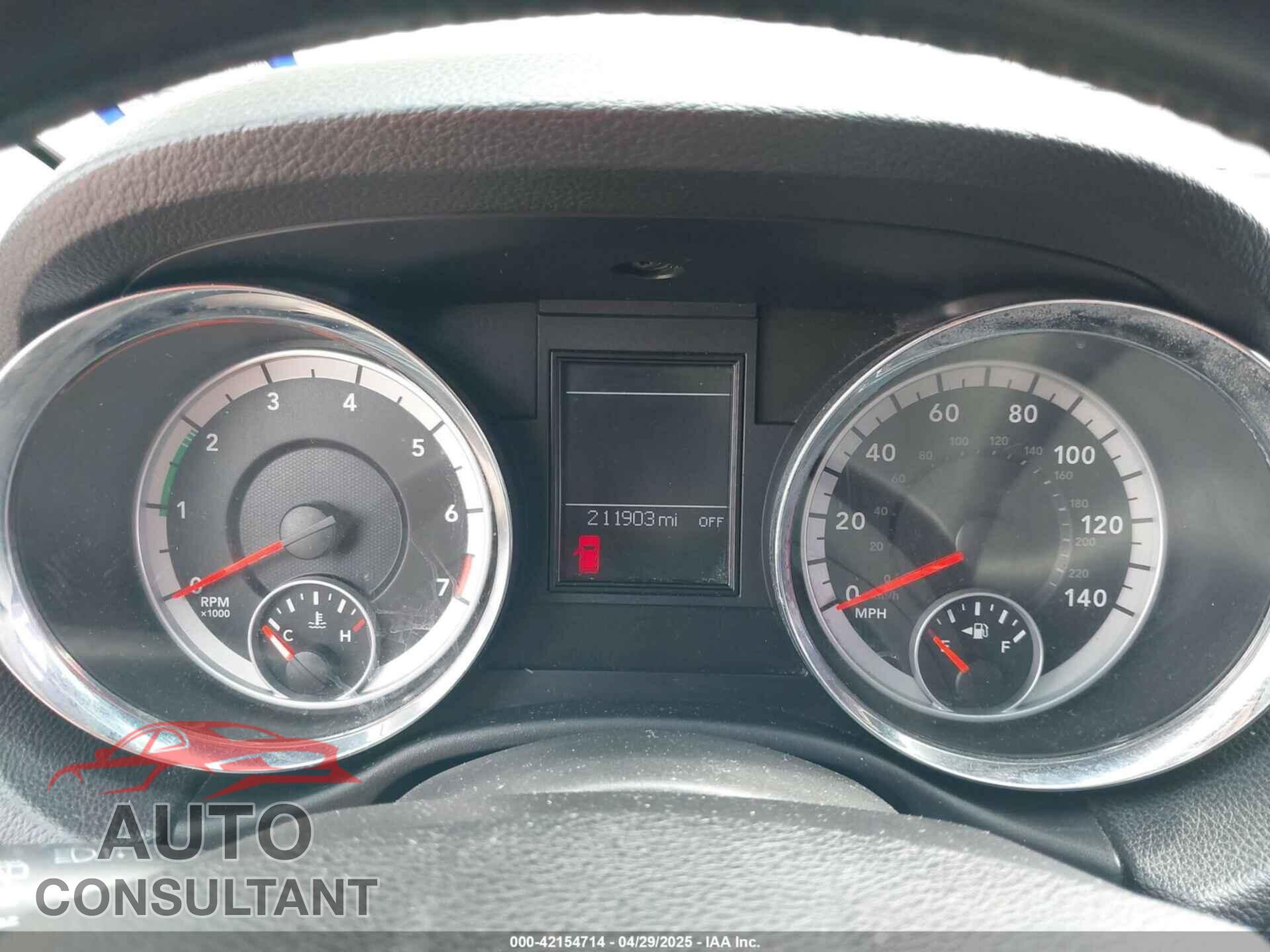 DODGE DURANGO 2011 - 1D4RD4GG6BC730344