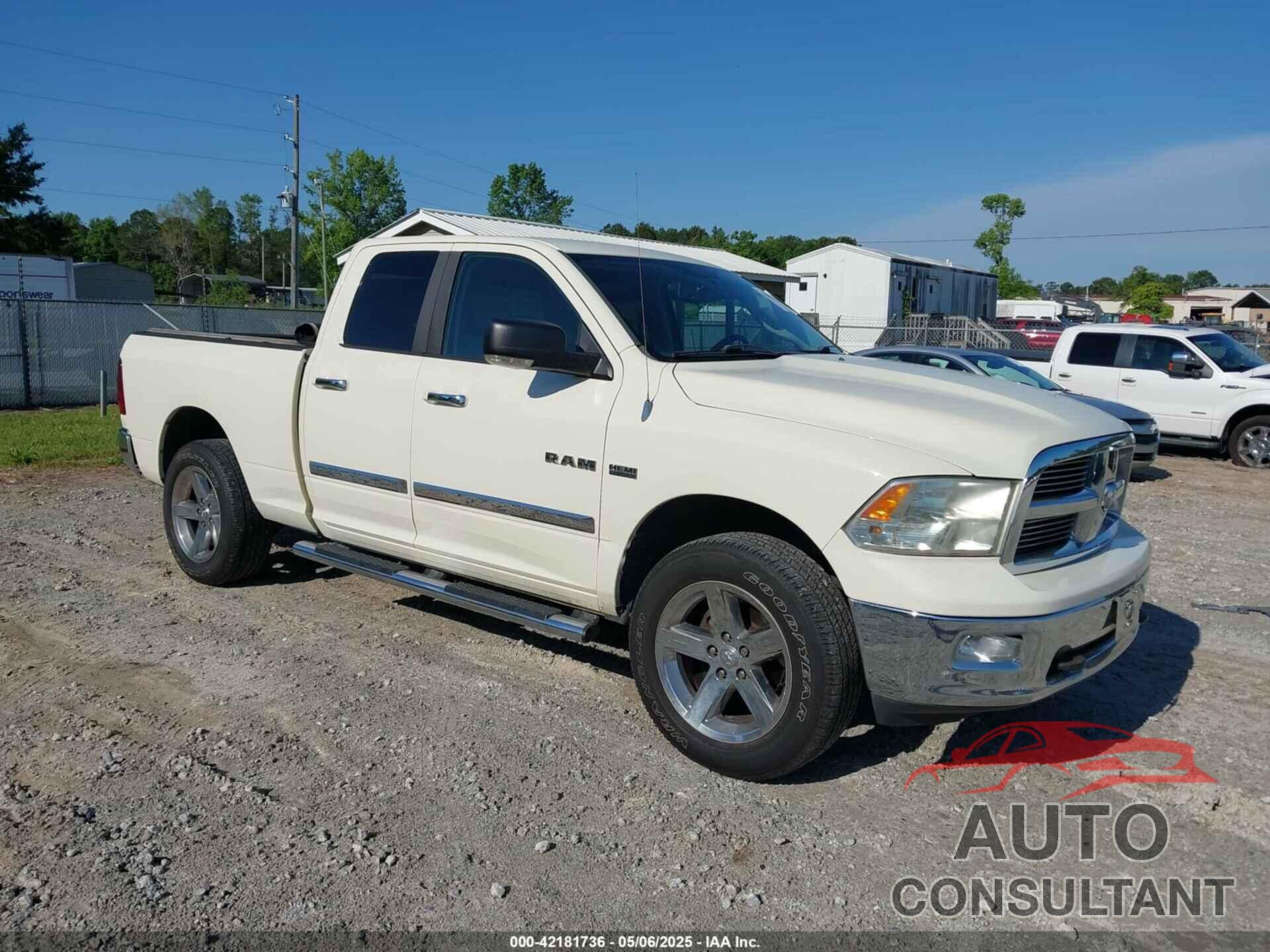 DODGE RAM 1500 2010 - 1D7RV1GT1AS228096