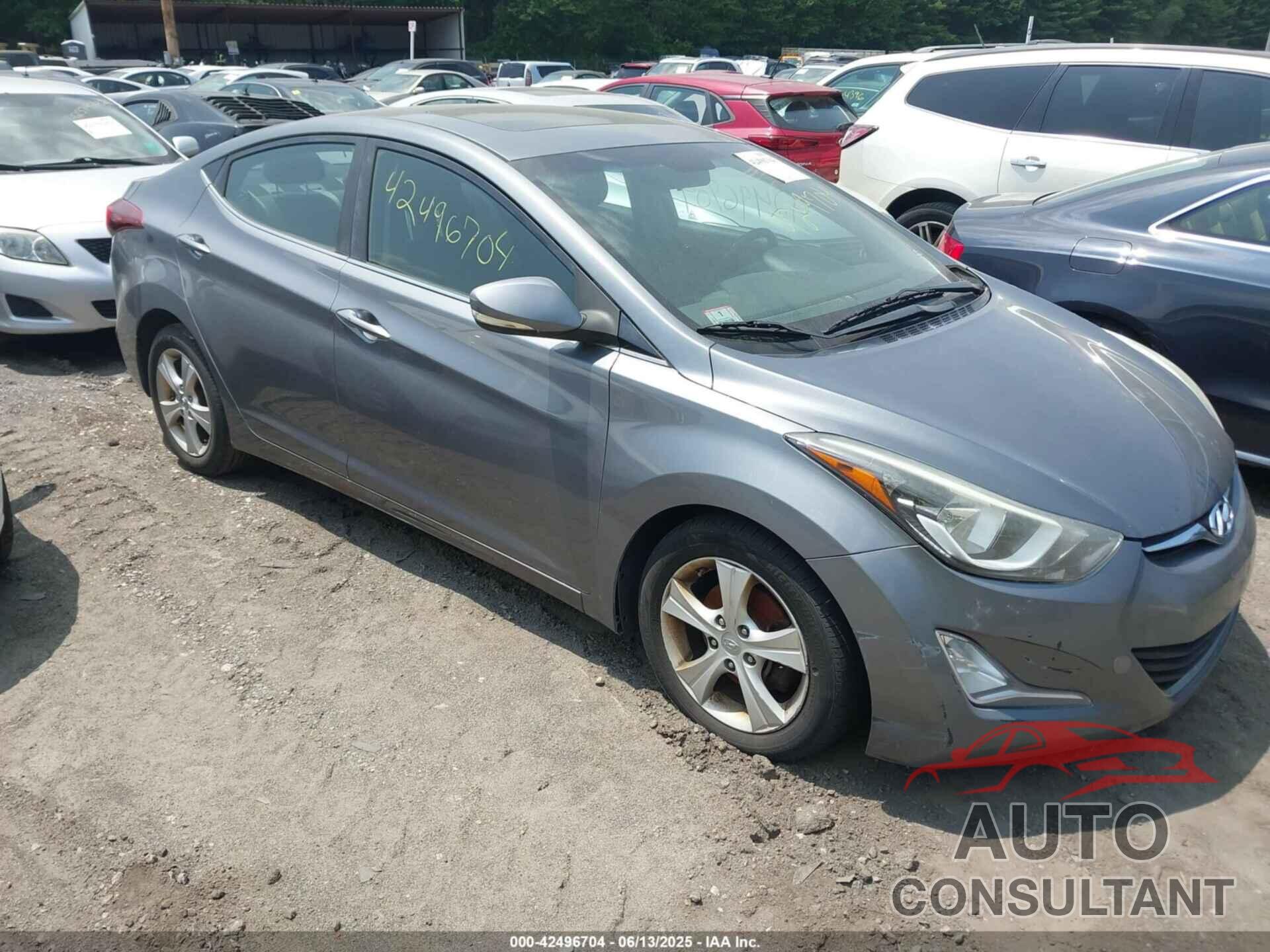 HYUNDAI ELANTRA 2016 - KMHDH4AE7GU608656