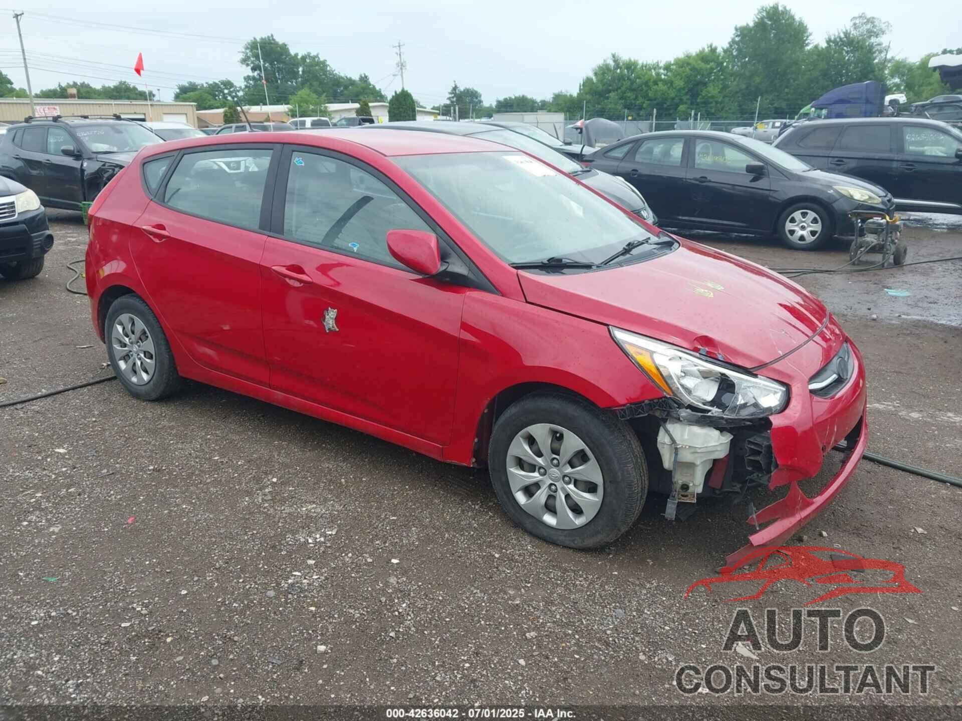 HYUNDAI ACCENT 2017 - KMHCT5AE6HU306373