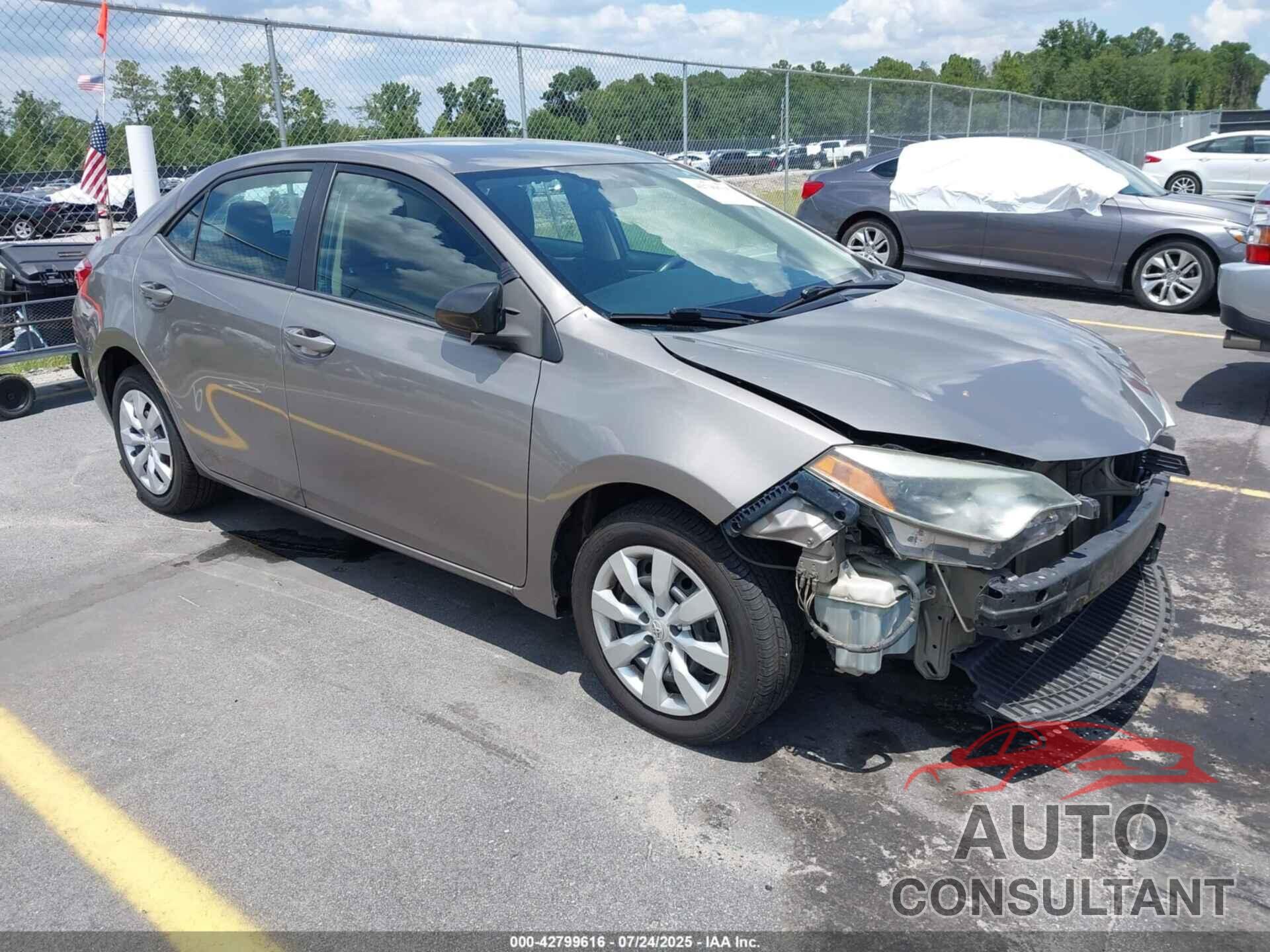 TOYOTA COROLLA 2015 - 5YFBURHE0FP349319