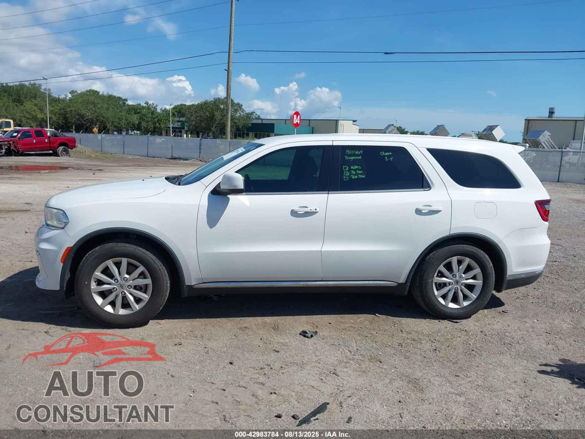 DODGE DURANGO 2021 - 1C4RDHAG8MC519601