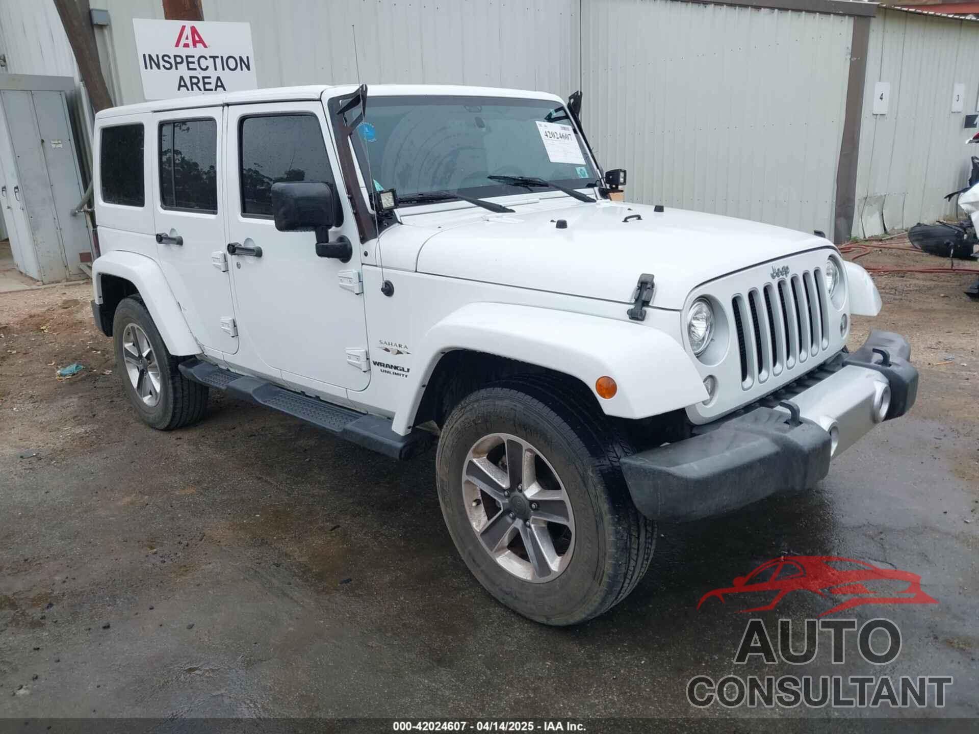 JEEP WRANGLER UNLIMITED 2017 - 1C4BJWEGXHL625255