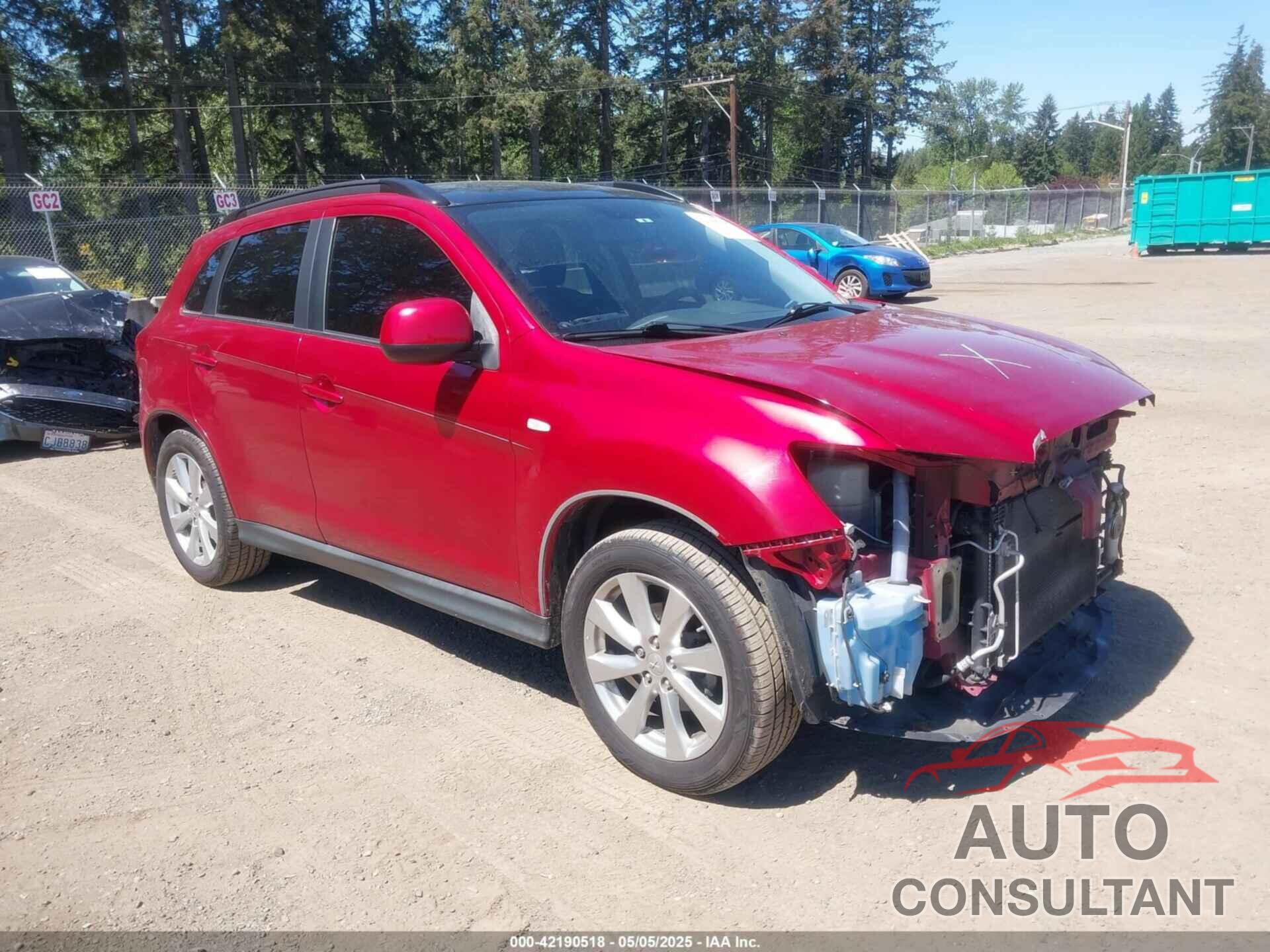 MITSUBISHI OUTLANDER SPORT 2013 - 4A4AR4AU1DE019189
