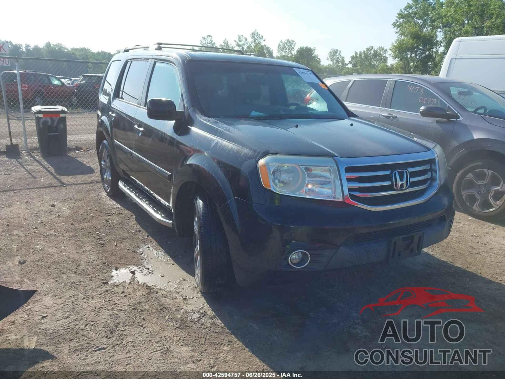 HONDA PILOT 2012 - 5FNYF4H62CB054309