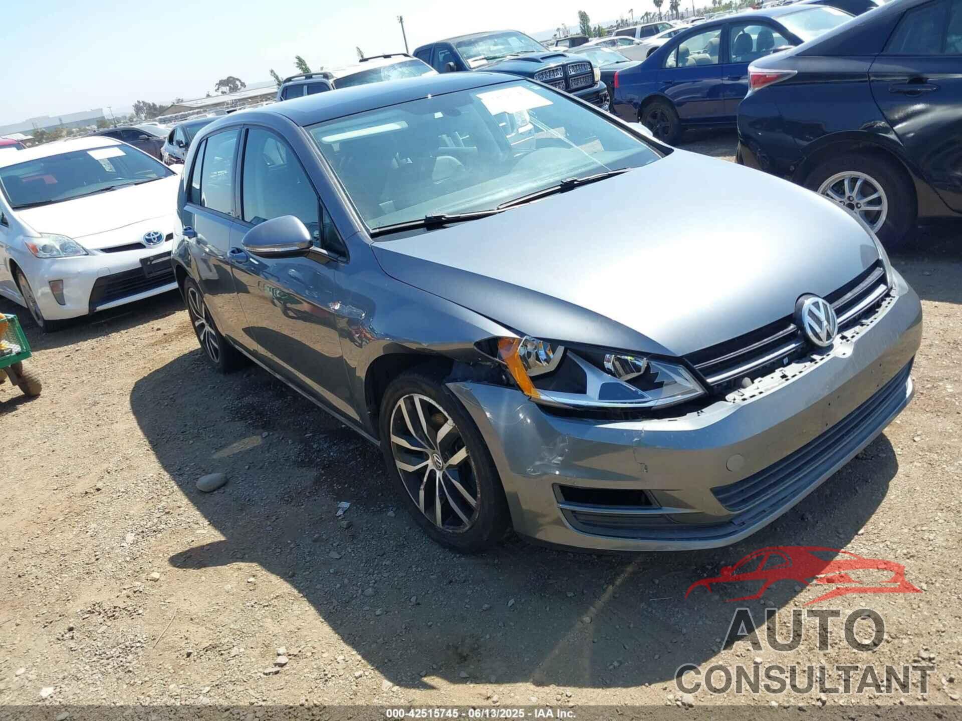 VOLKSWAGEN GOLF 2016 - 3VW217AUXGM001662