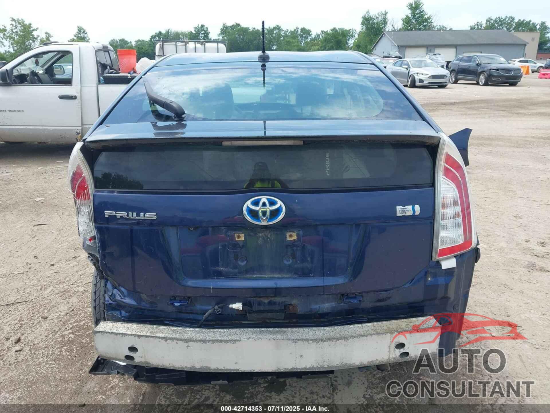 TOYOTA PRIUS 2013 - JTDKN3DU5D1676887