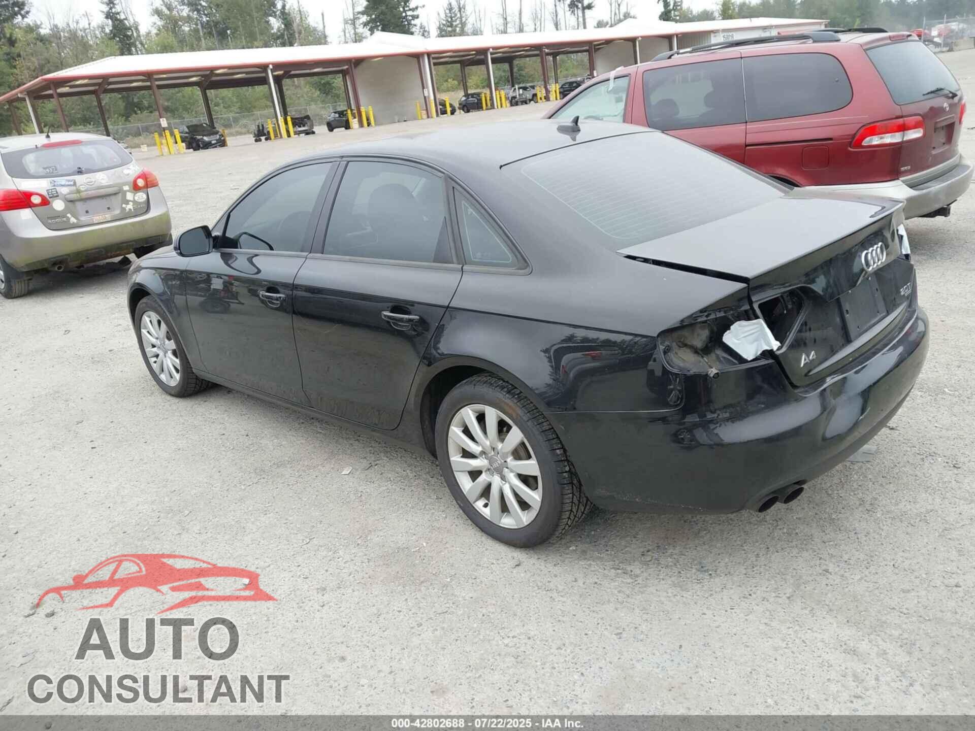 AUDI A4 2012 - WAUBFAFL2CA119663