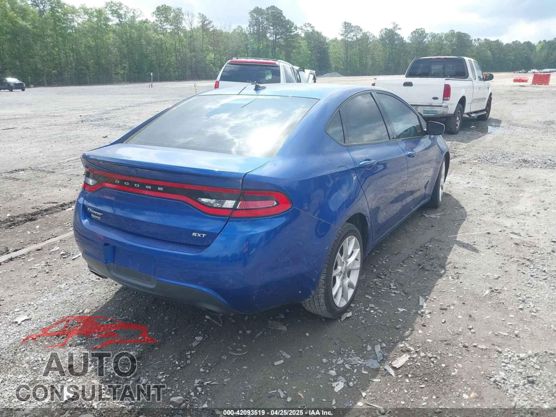 DODGE DART 2013 - 1C3CDFBA3DD291882