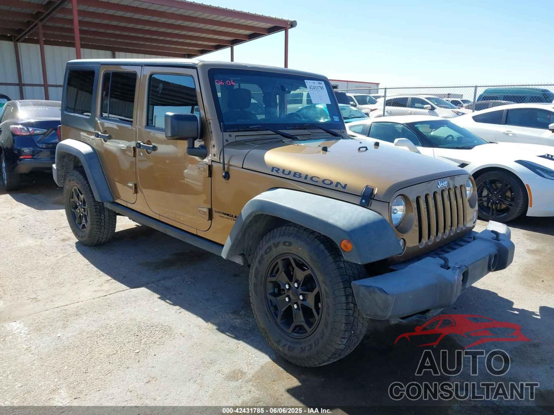 JEEP WRANGLER UNLIMITED 2015 - 1C4BJWFG7FL714406
