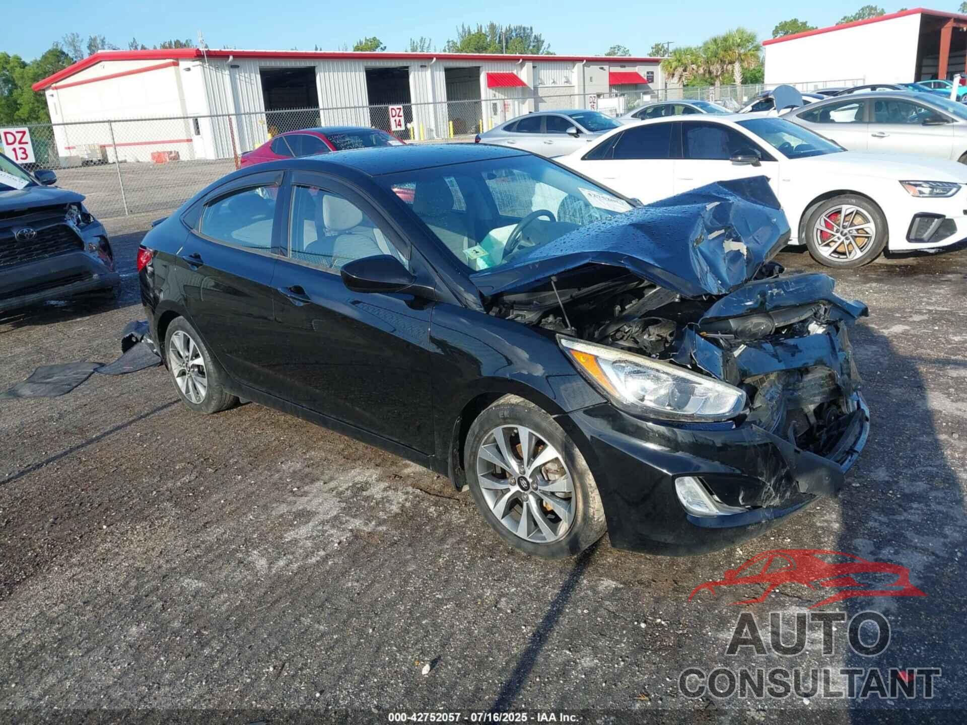 HYUNDAI ACCENT 2015 - KMHCT4AE5FU853917
