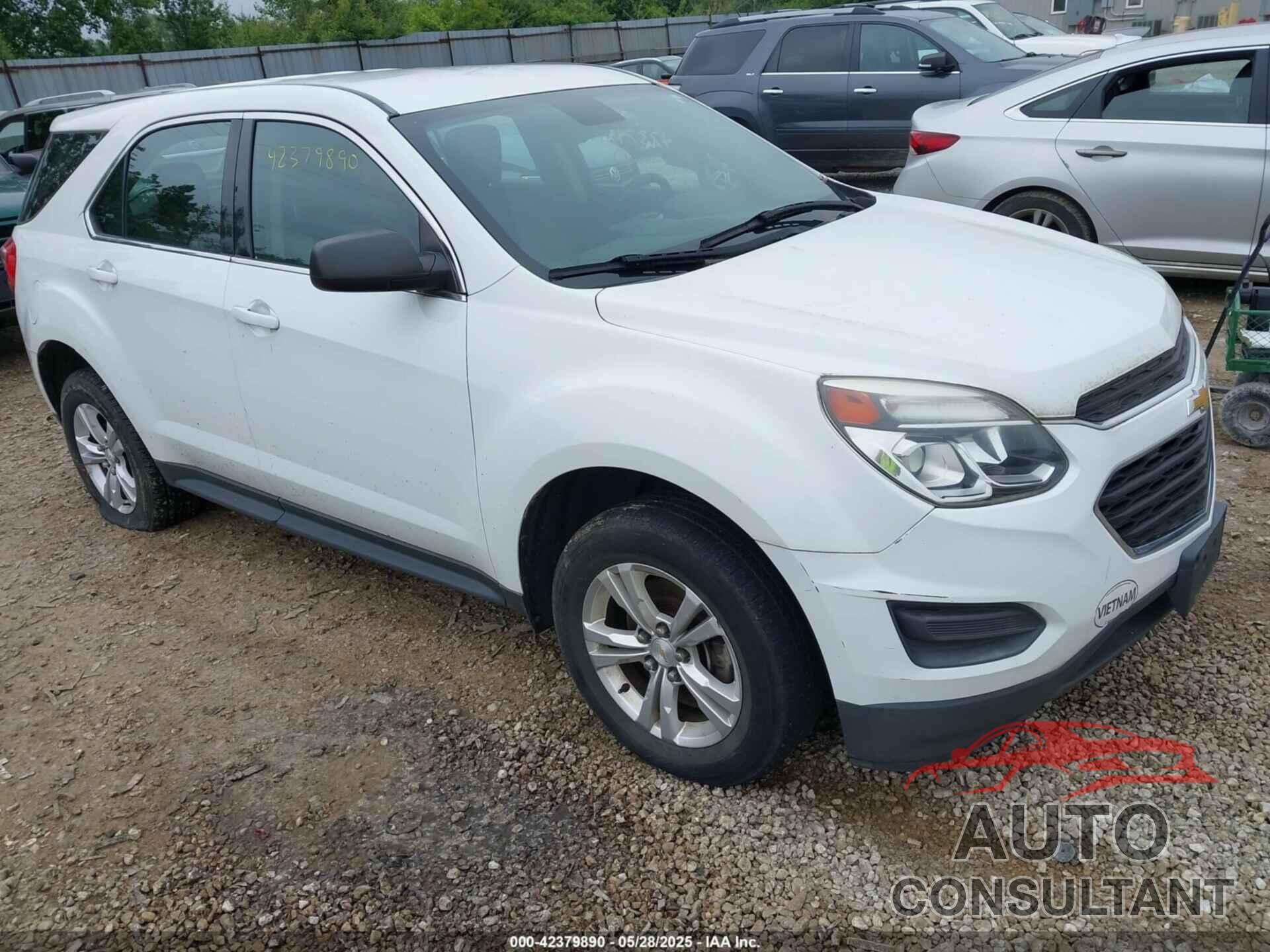 CHEVROLET EQUINOX 2016 - 2GNALBEK9G1147599