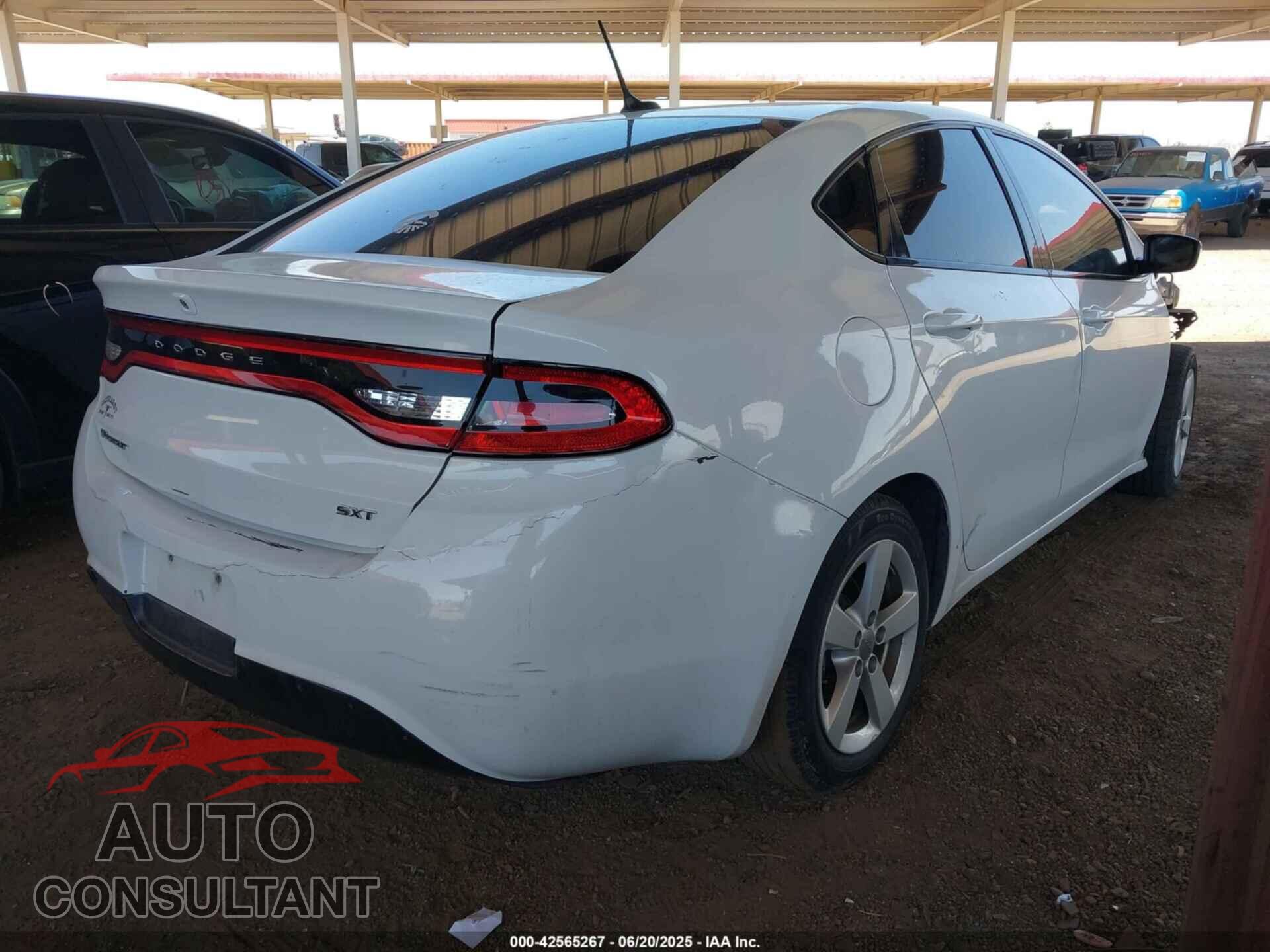 DODGE DART 2015 - 1C3CDFBB0FD187765