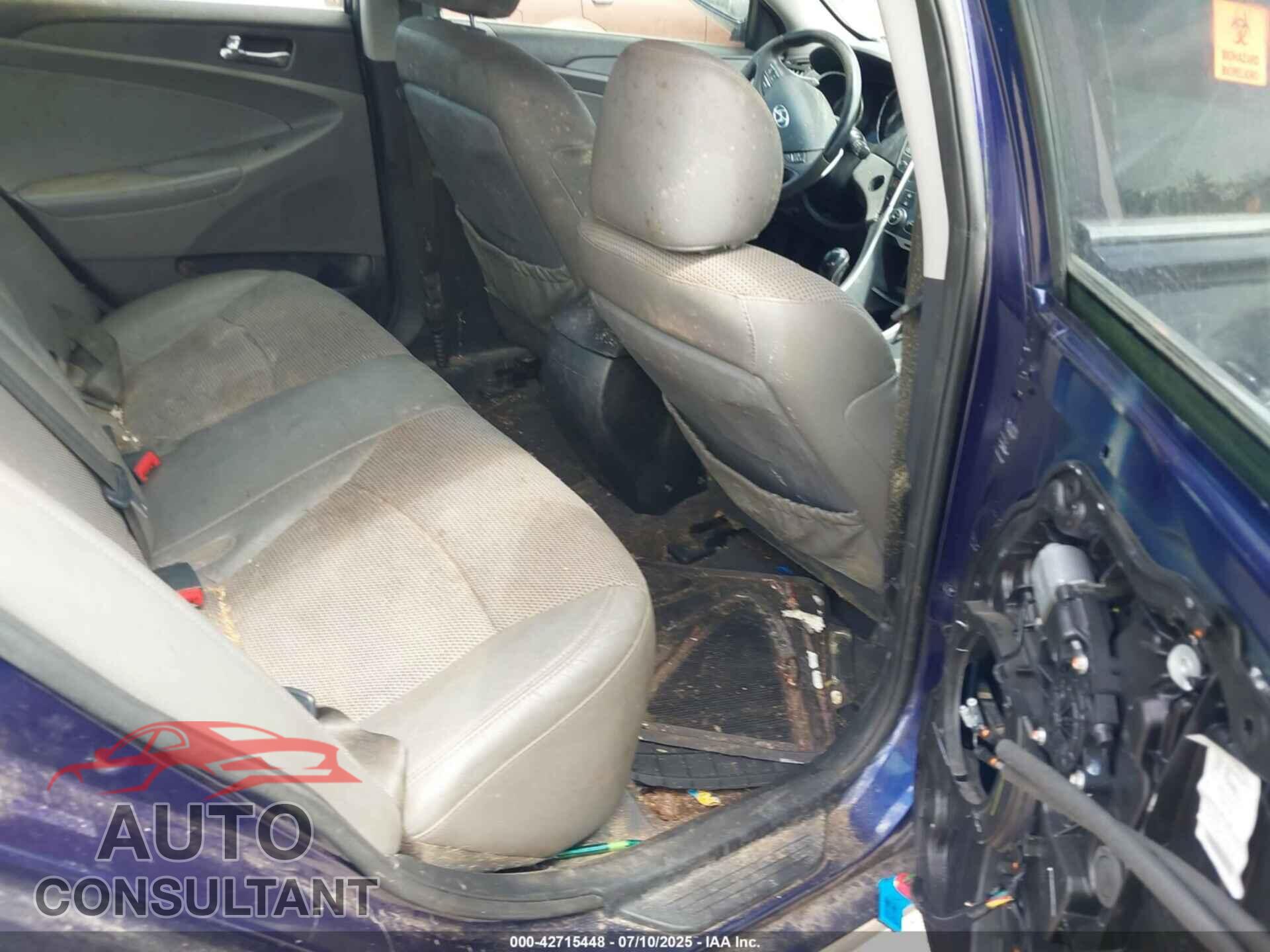 HYUNDAI SONATA 2012 - 5NPEC4AC3CH496805