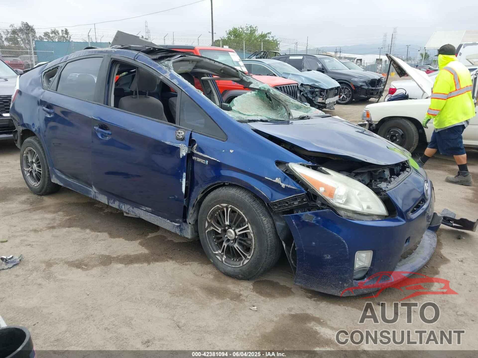 TOYOTA PRIUS 2010 - JTDKN3DU3A1168350