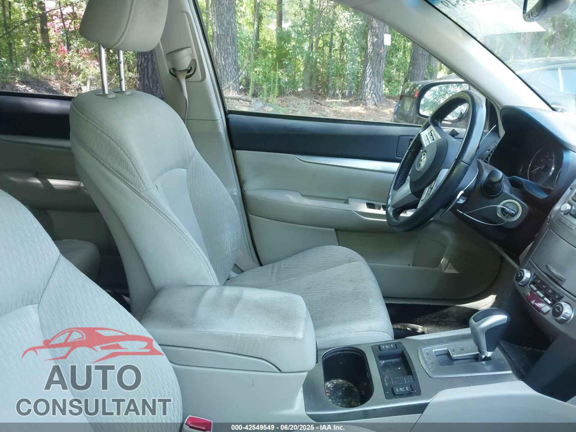SUBARU OUTBACK 2011 - 4S4BRCGC9B3401608