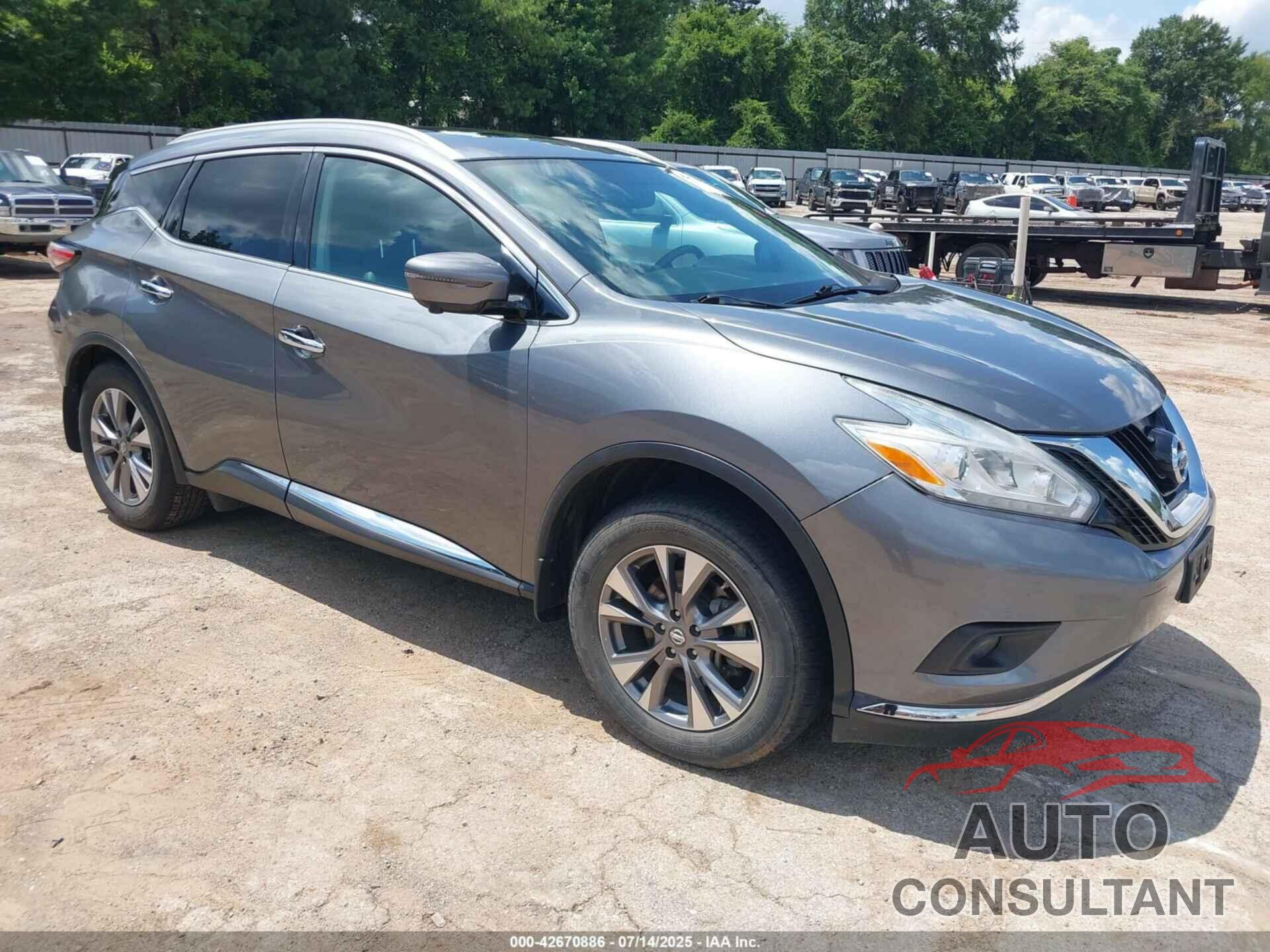 NISSAN MURANO 2017 - 5N1AZ2MG0HN180989