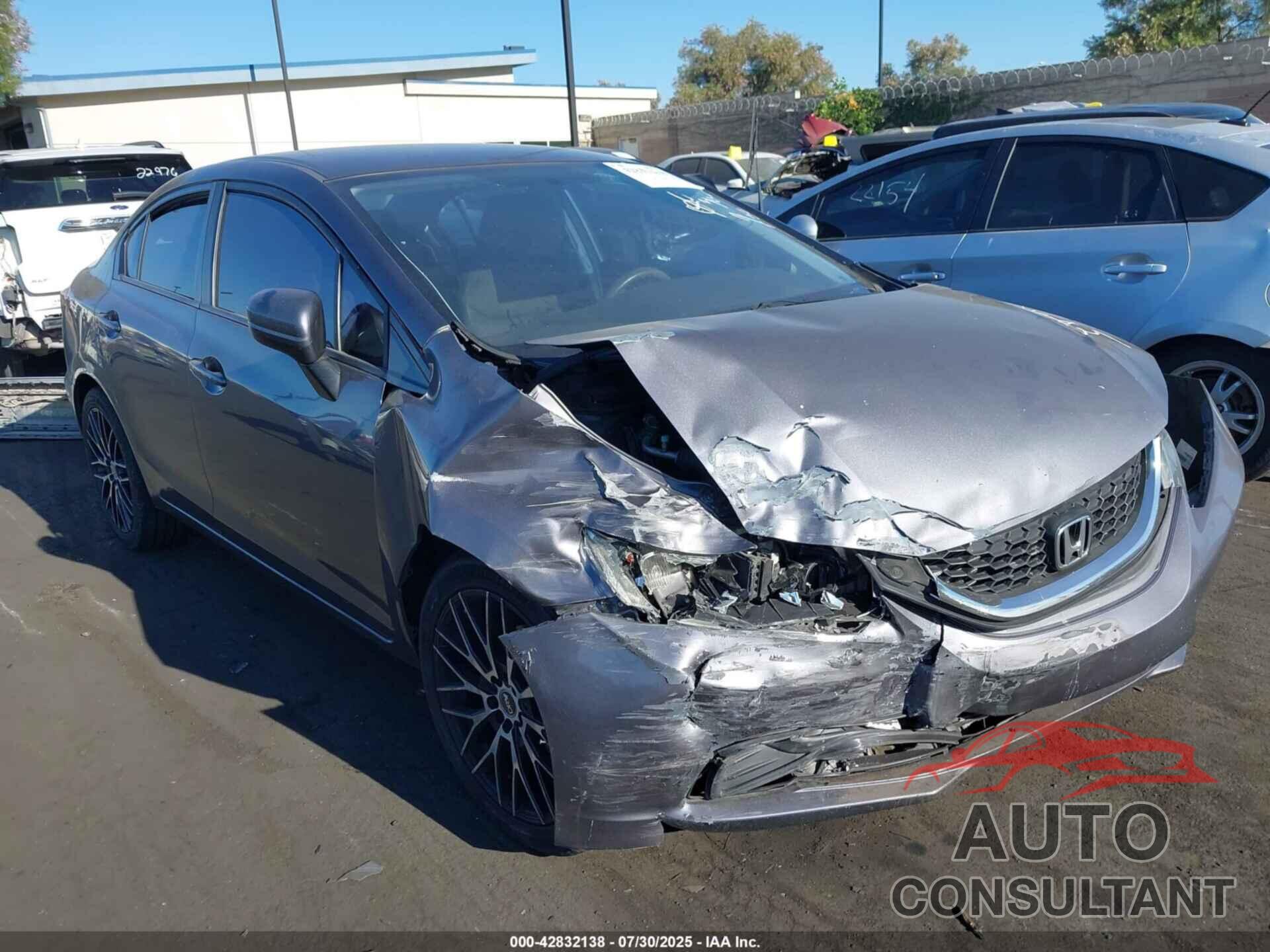 HONDA CIVIC 2015 - 19XFB2F75FE292751