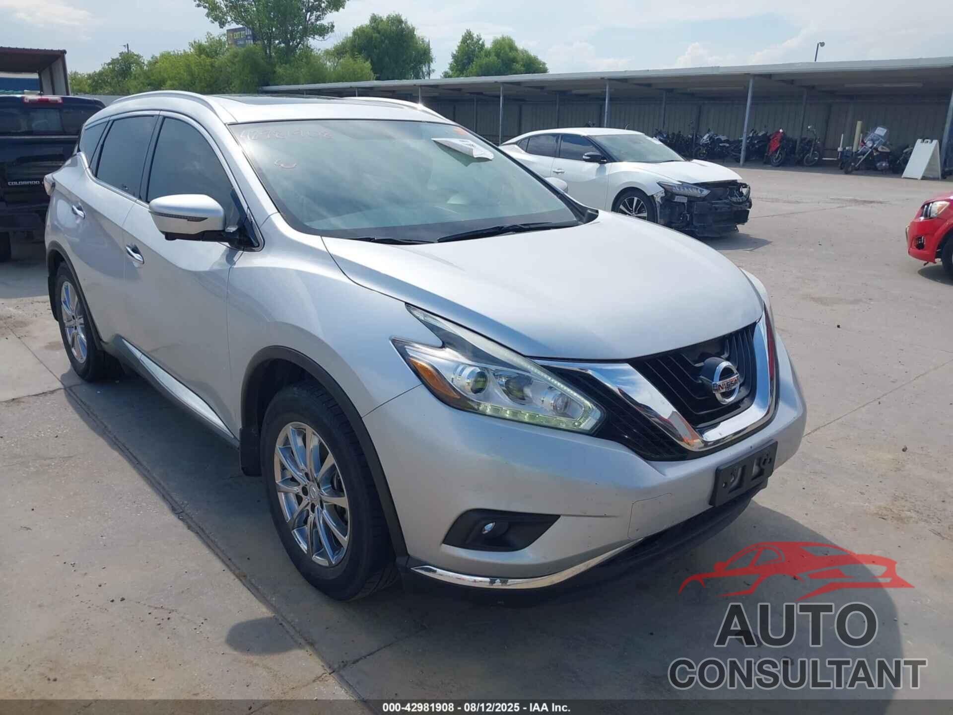 NISSAN MURANO 2015 - 5N1AZ2MG0FN290440