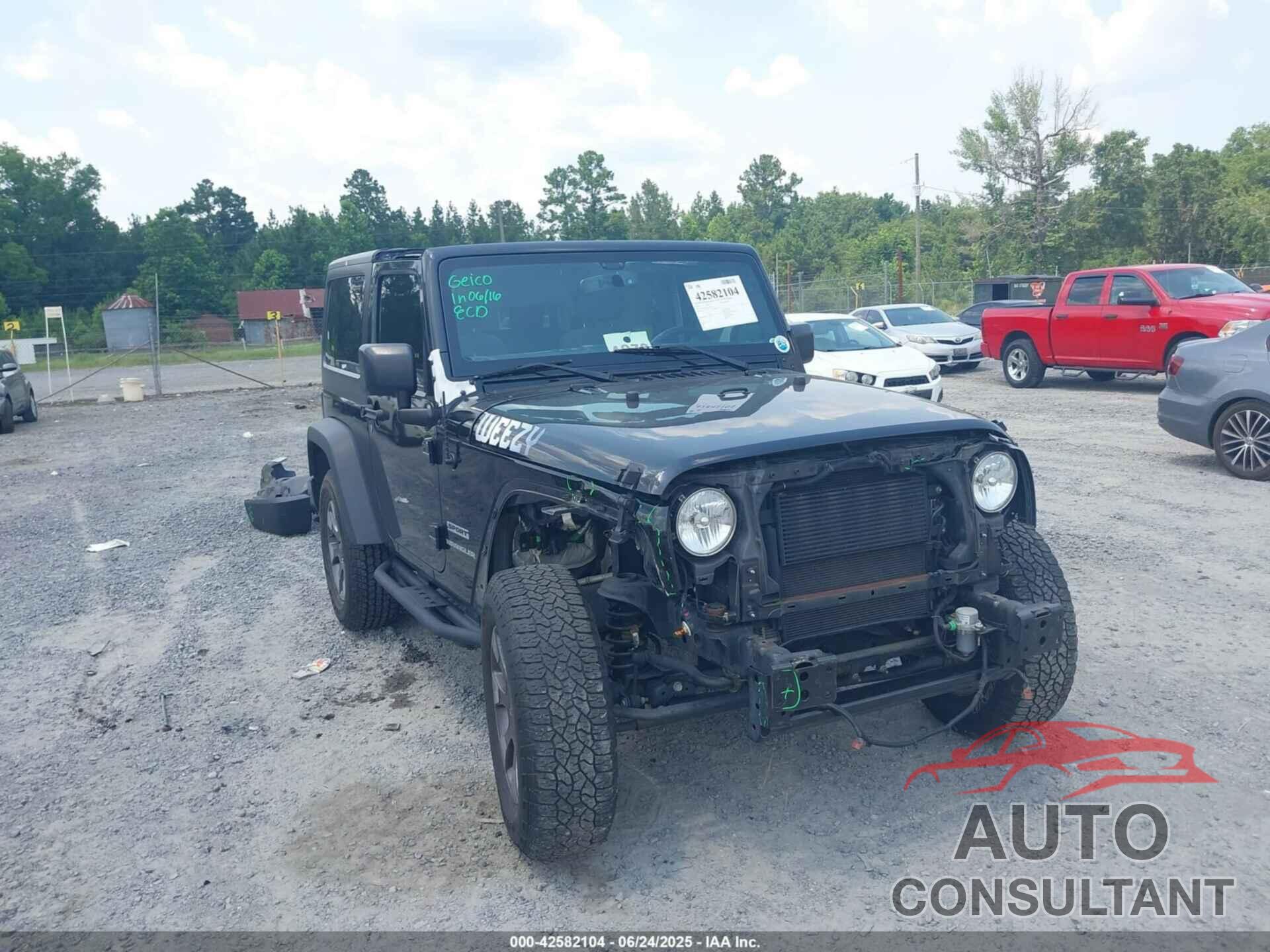 JEEP WRANGLER 2017 - 1C4AJWAG0HL618140