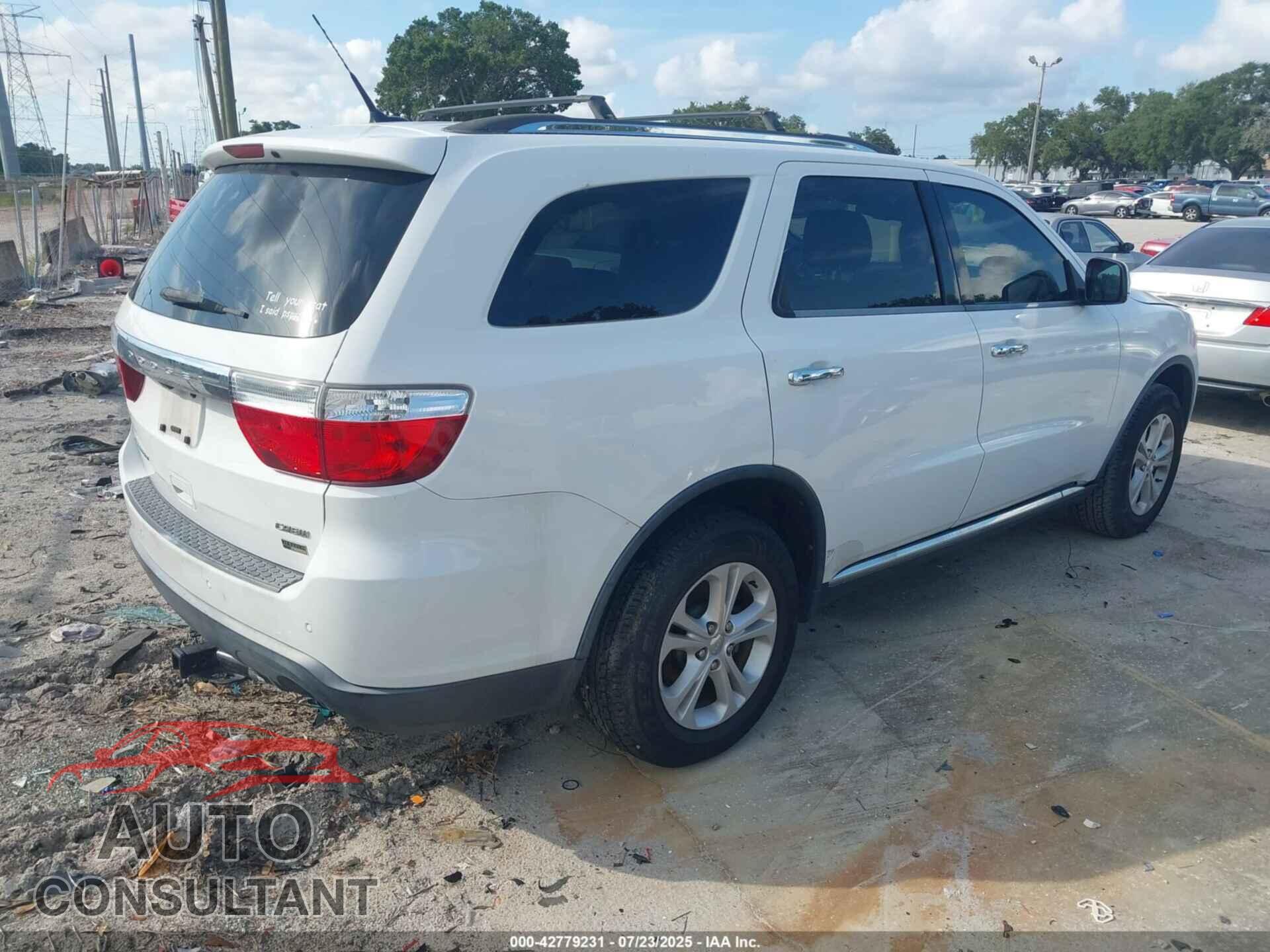 DODGE DURANGO 2013 - 1C4RDHDGXDC608209