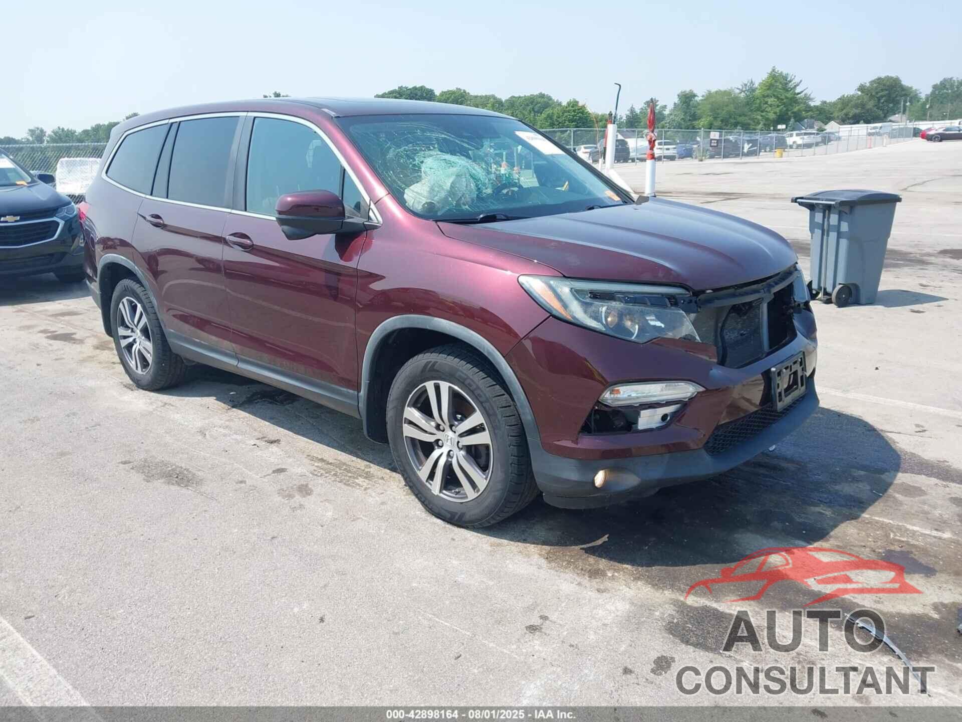 HONDA PILOT 2017 - 5FNYF6H65HB059040