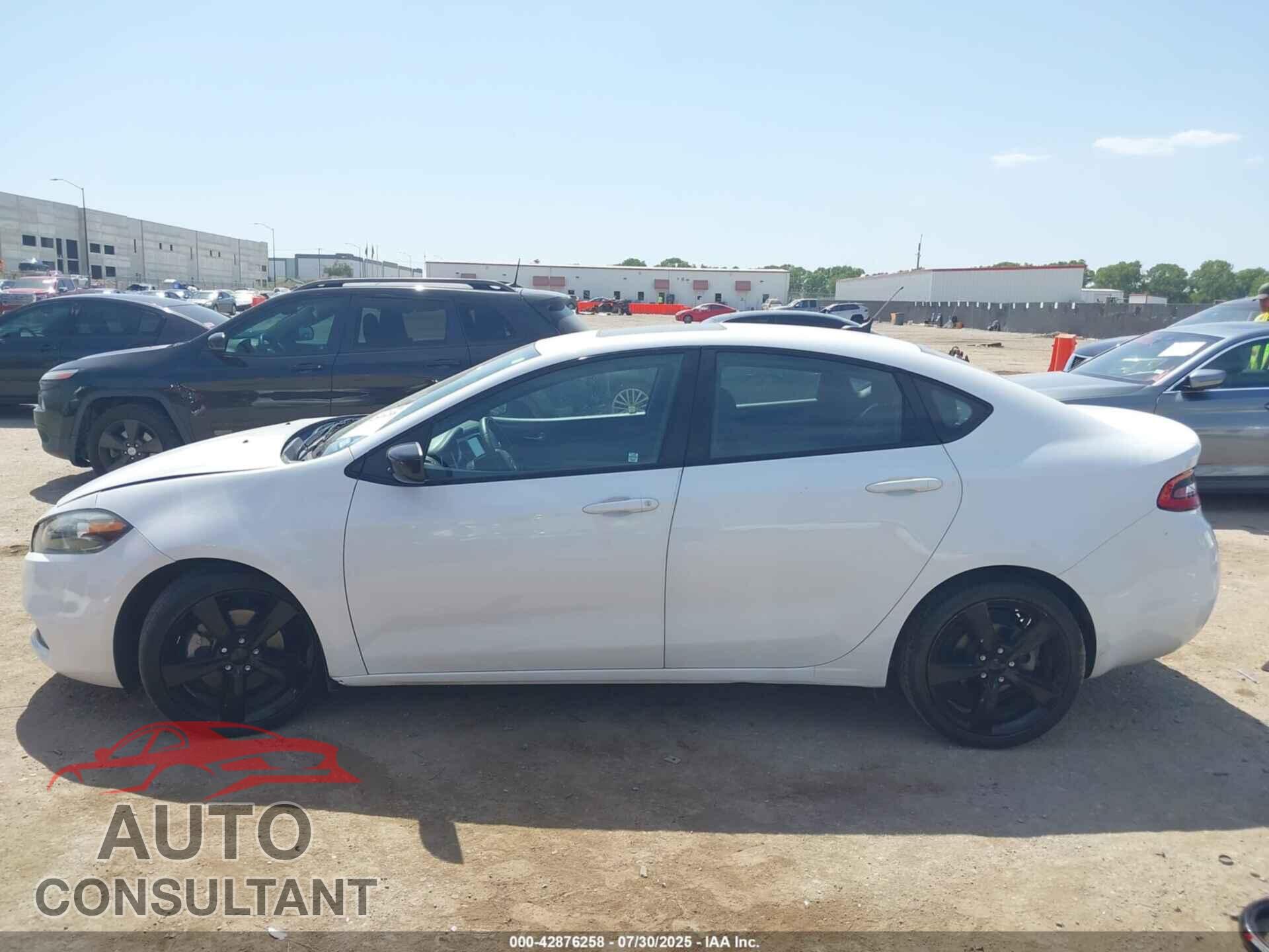 DODGE DART 2015 - 1C3CDFBB0FD165300