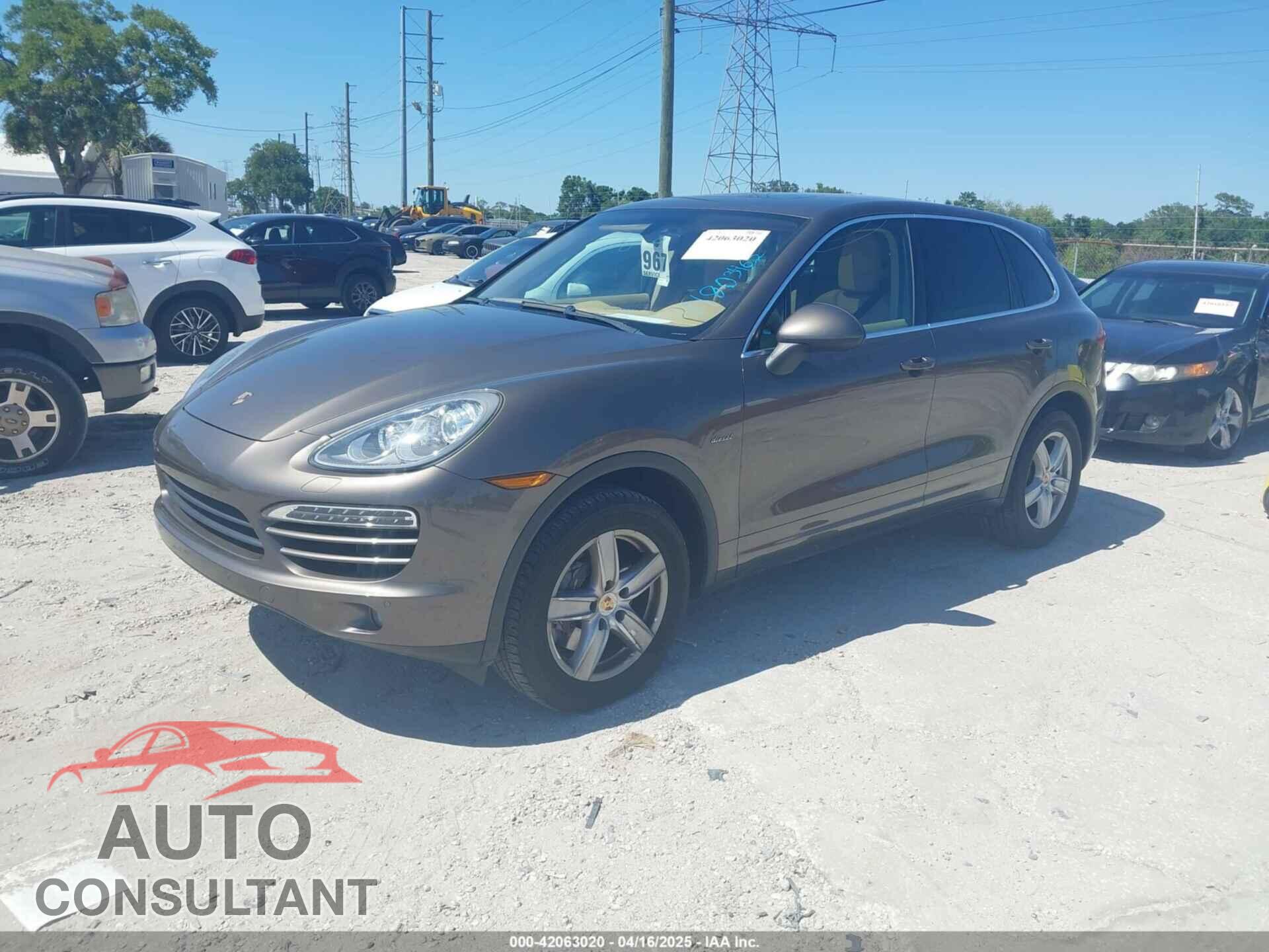 PORSCHE CAYENNE 2013 - WP1AF2A27DLA41257