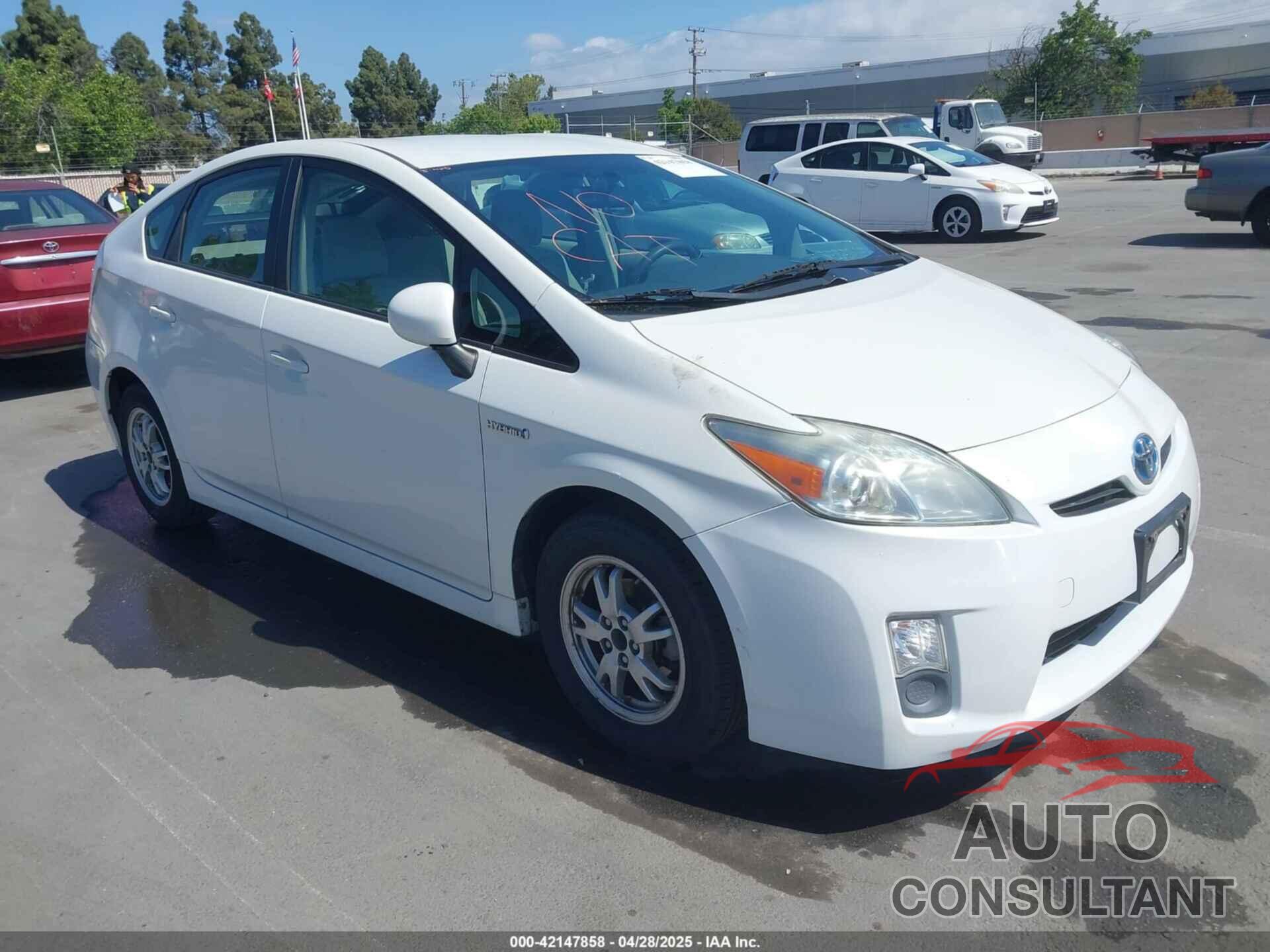 TOYOTA PRIUS 2010 - JTDKN3DU4A1228278