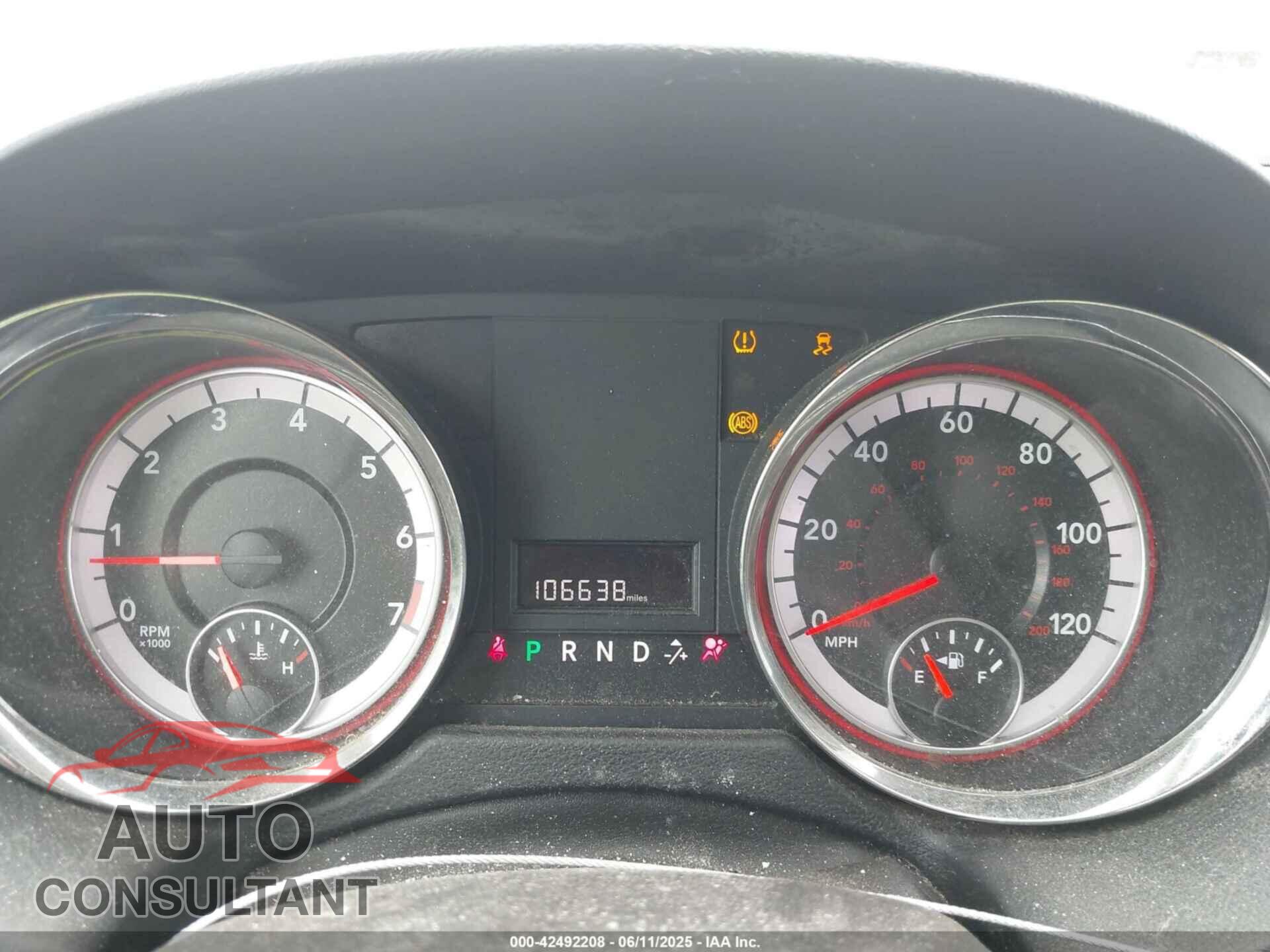 DODGE GRAND CARAVAN 2016 - 2C4RDGCG0GR344165