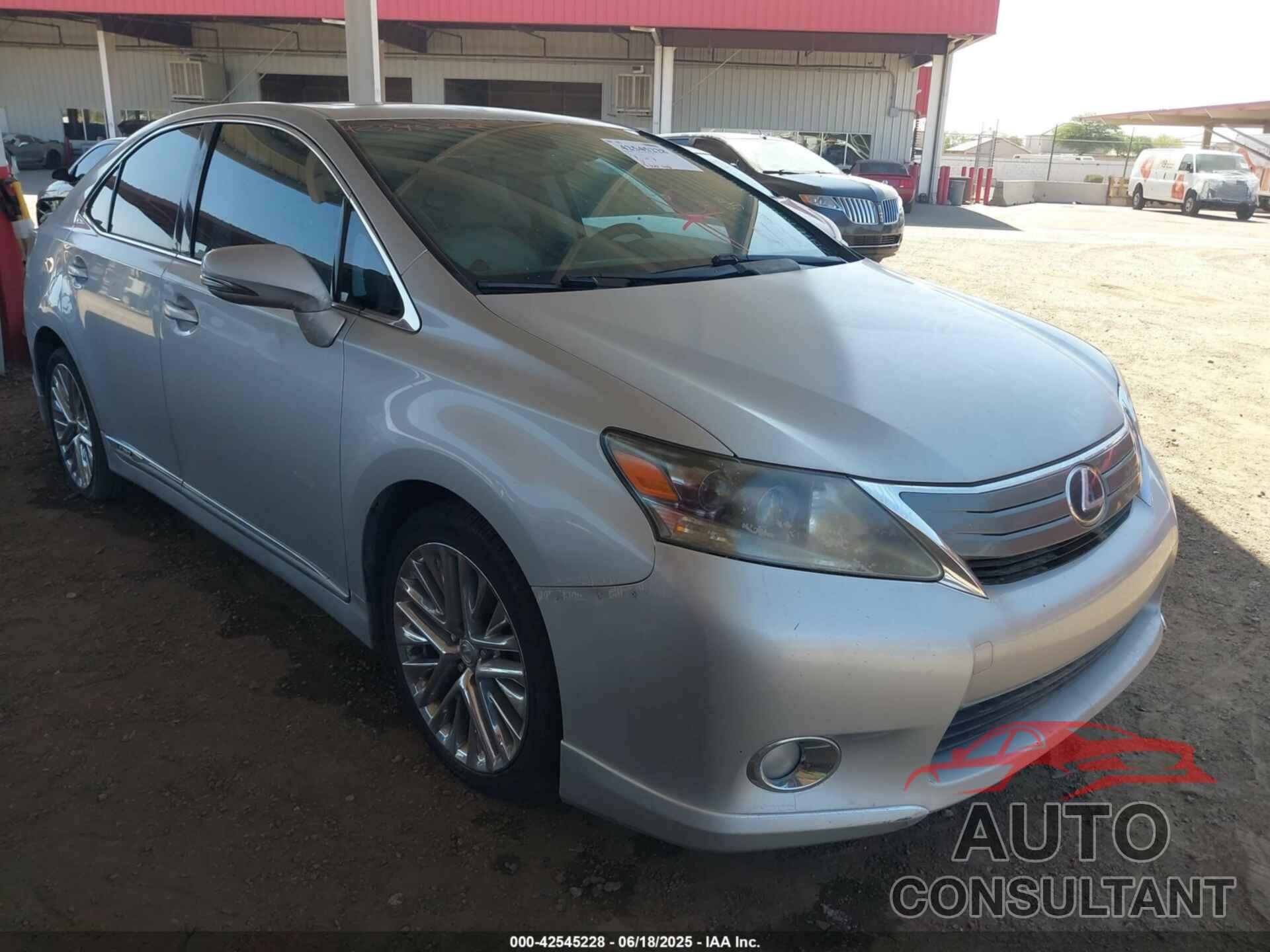 LEXUS HS 250H 2010 - JTHBB1BA3A2020178