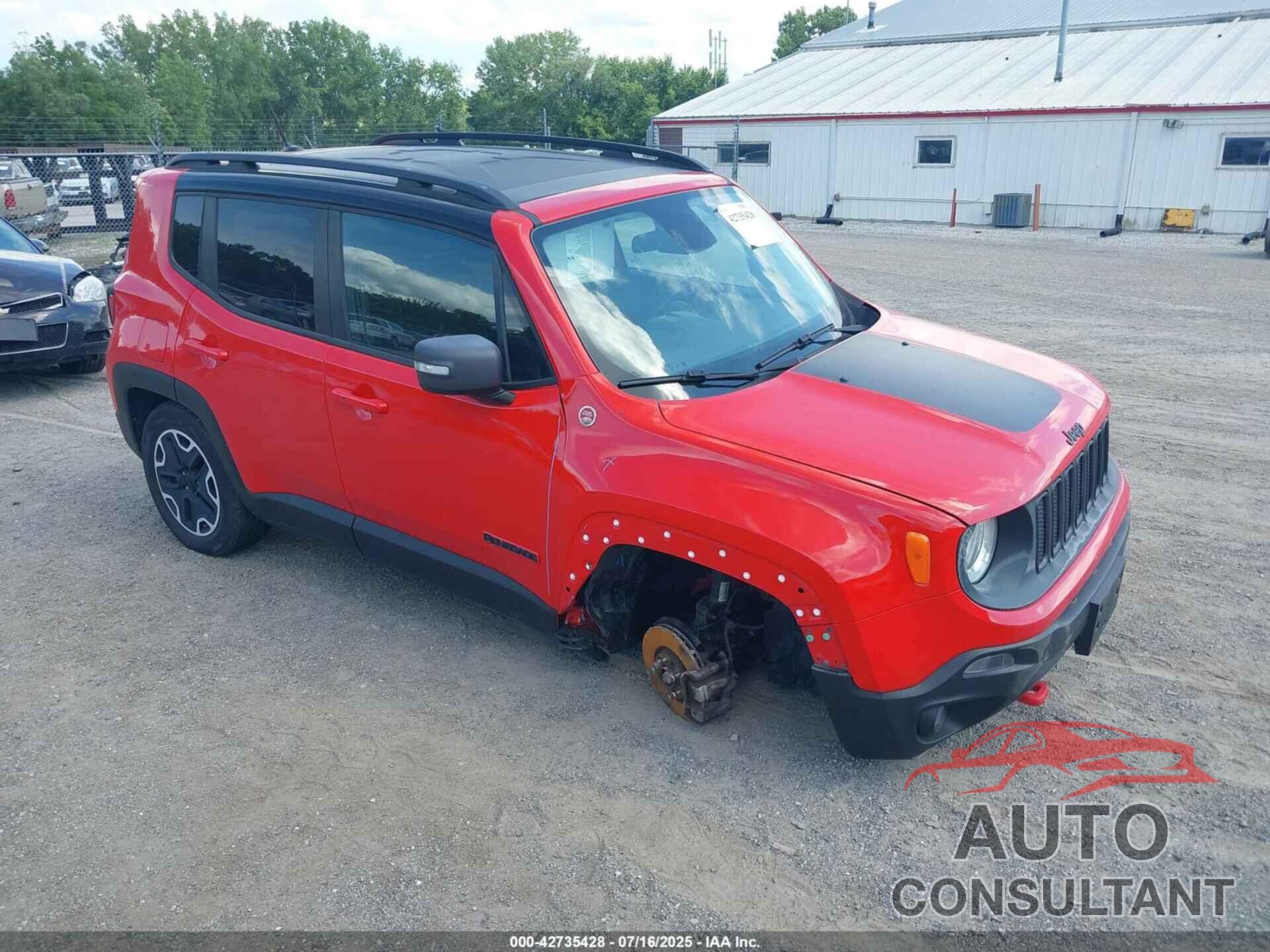 JEEP RENEGADE 2016 - ZACCJBCT1GPD81163