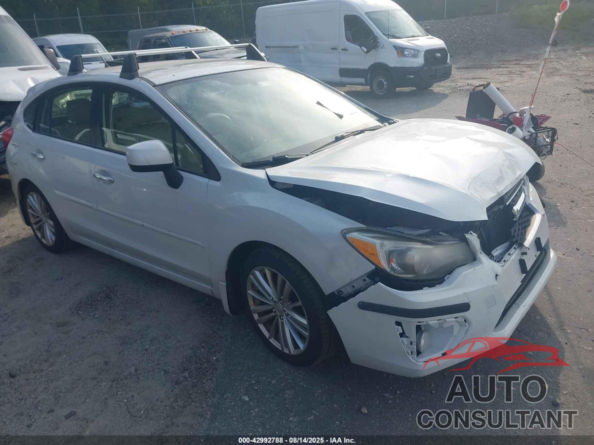 SUBARU IMPREZA 2013 - JF1GPAG69D2826565