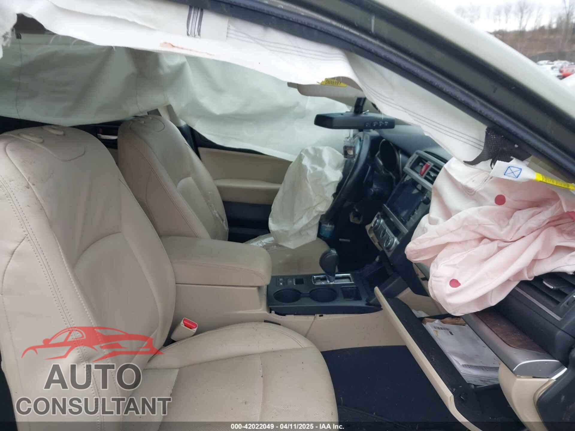 SUBARU OUTBACK 2017 - 4S4BSANC9H3290806