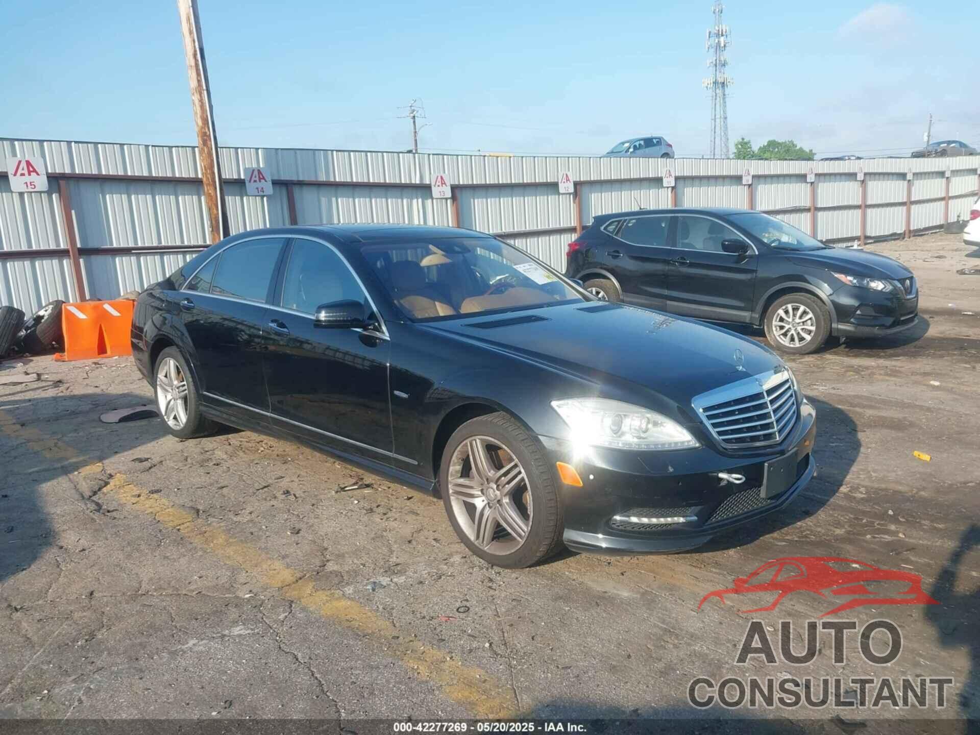 MERCEDES-BENZ S 550 2012 - WDDNG9EB0CA450543