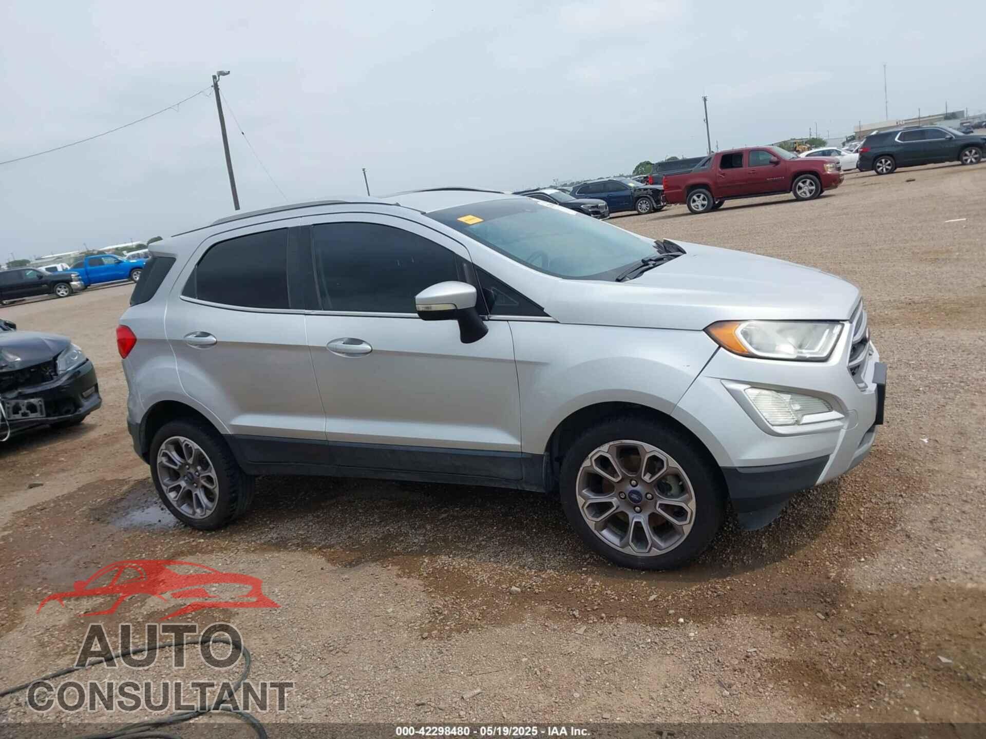 FORD ECOSPORT 2020 - MAJ6S3KL9LC316308