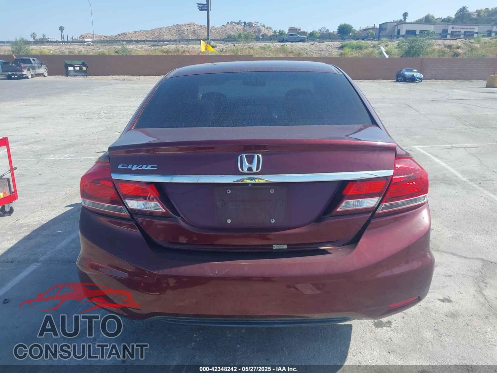 HONDA CIVIC 2013 - 19XFB2F52DE257158