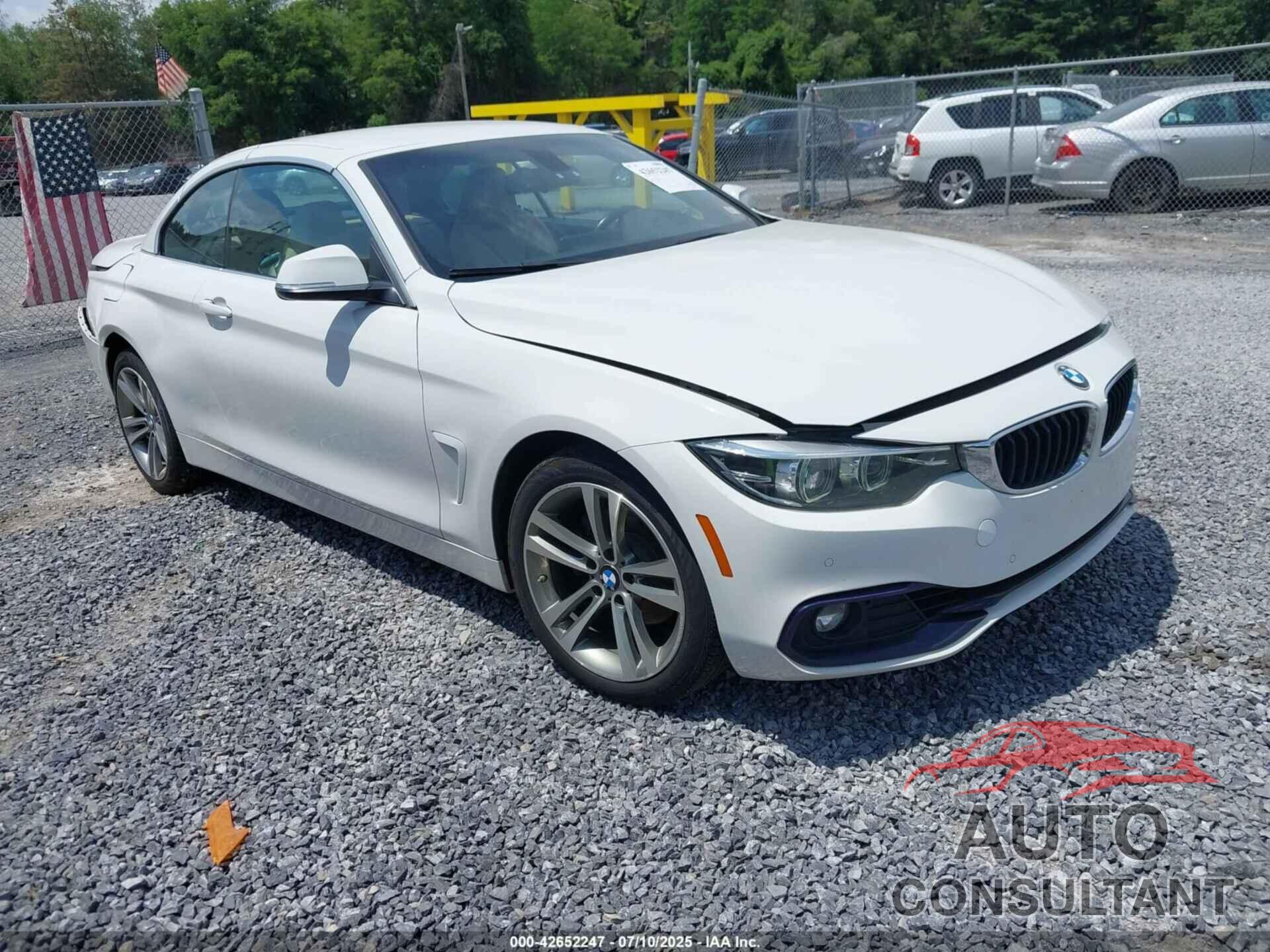 BMW 430I 2018 - WBA4Z3C55JEC58146
