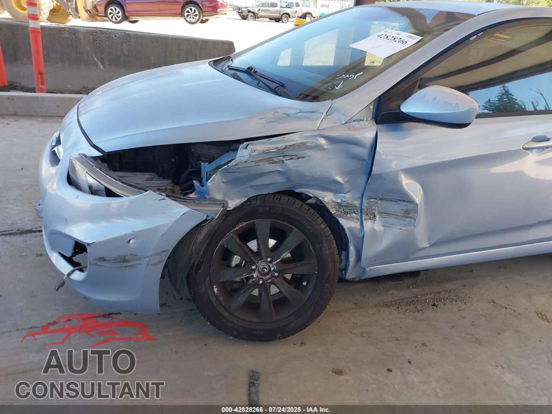 HYUNDAI ACCENT 2013 - KMHCU4AE3DU494917