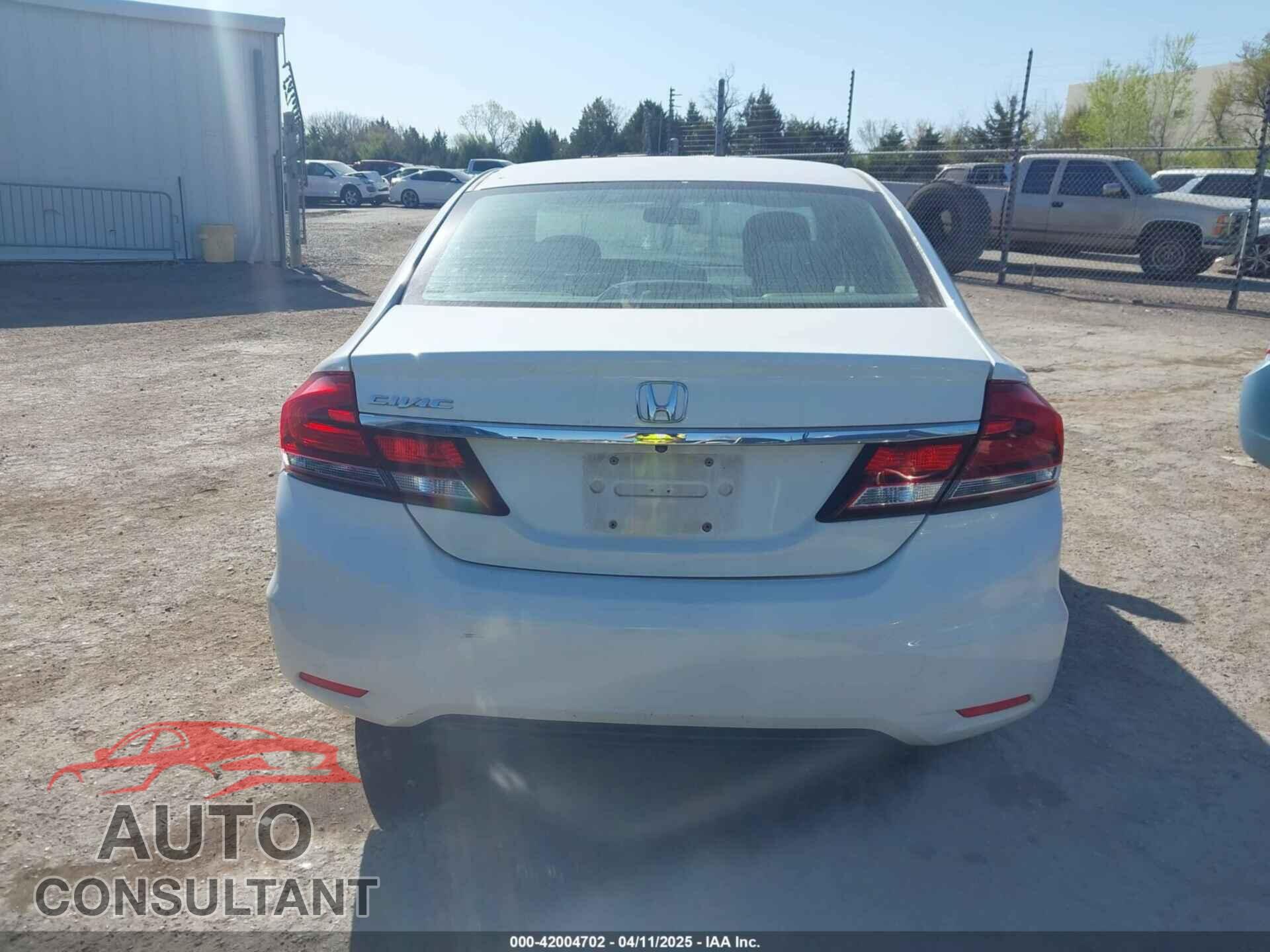 HONDA CIVIC 2013 - 19XFB2F83DE090707