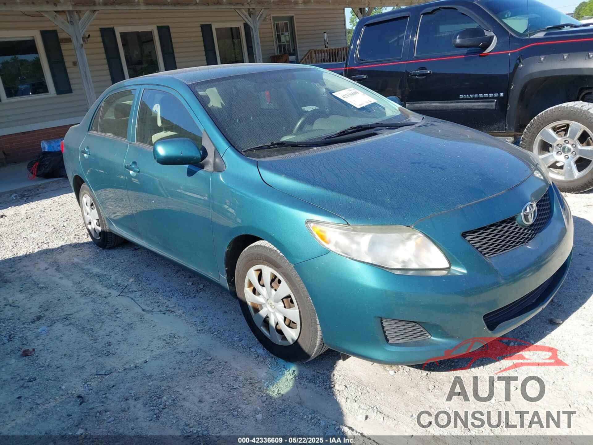 TOYOTA COROLLA 2009 - 2T1BU40E69C091813