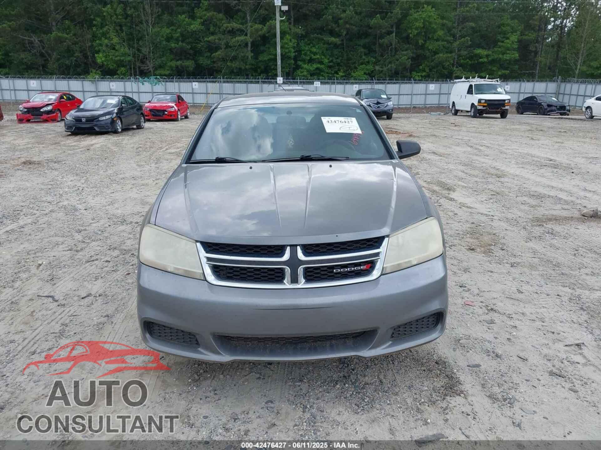 DODGE AVENGER 2013 - 1C3CDZAB0DN648988