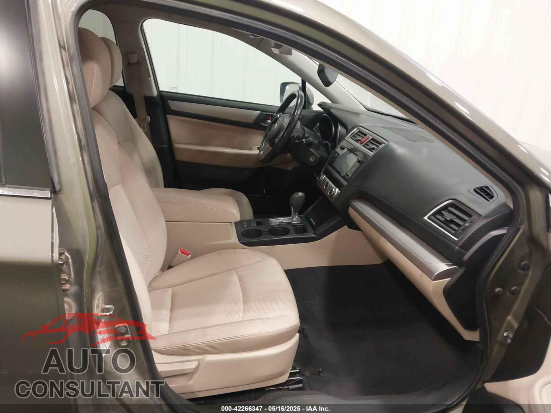 SUBARU OUTBACK 2016 - 4S4BSBFC7G3239744