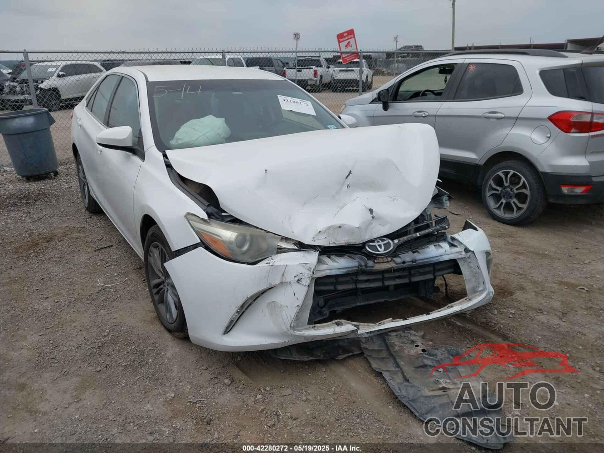 TOYOTA CAMRY 2015 - 4T1BF1FK9FU480641