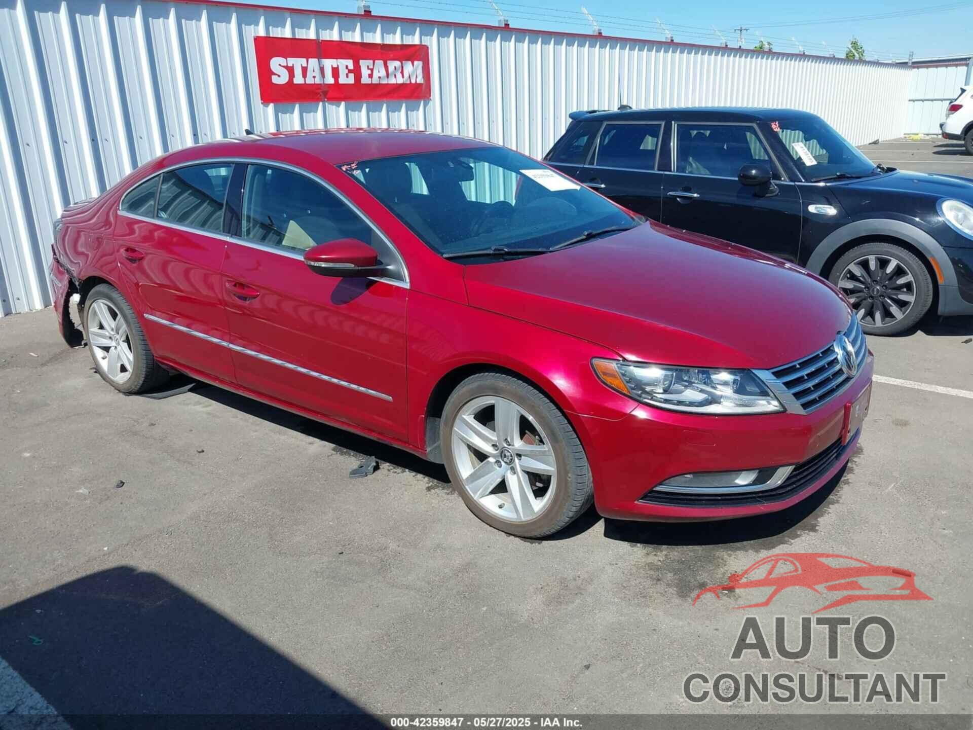 VOLKSWAGEN CC 2015 - WVWBP7AN6FE812762