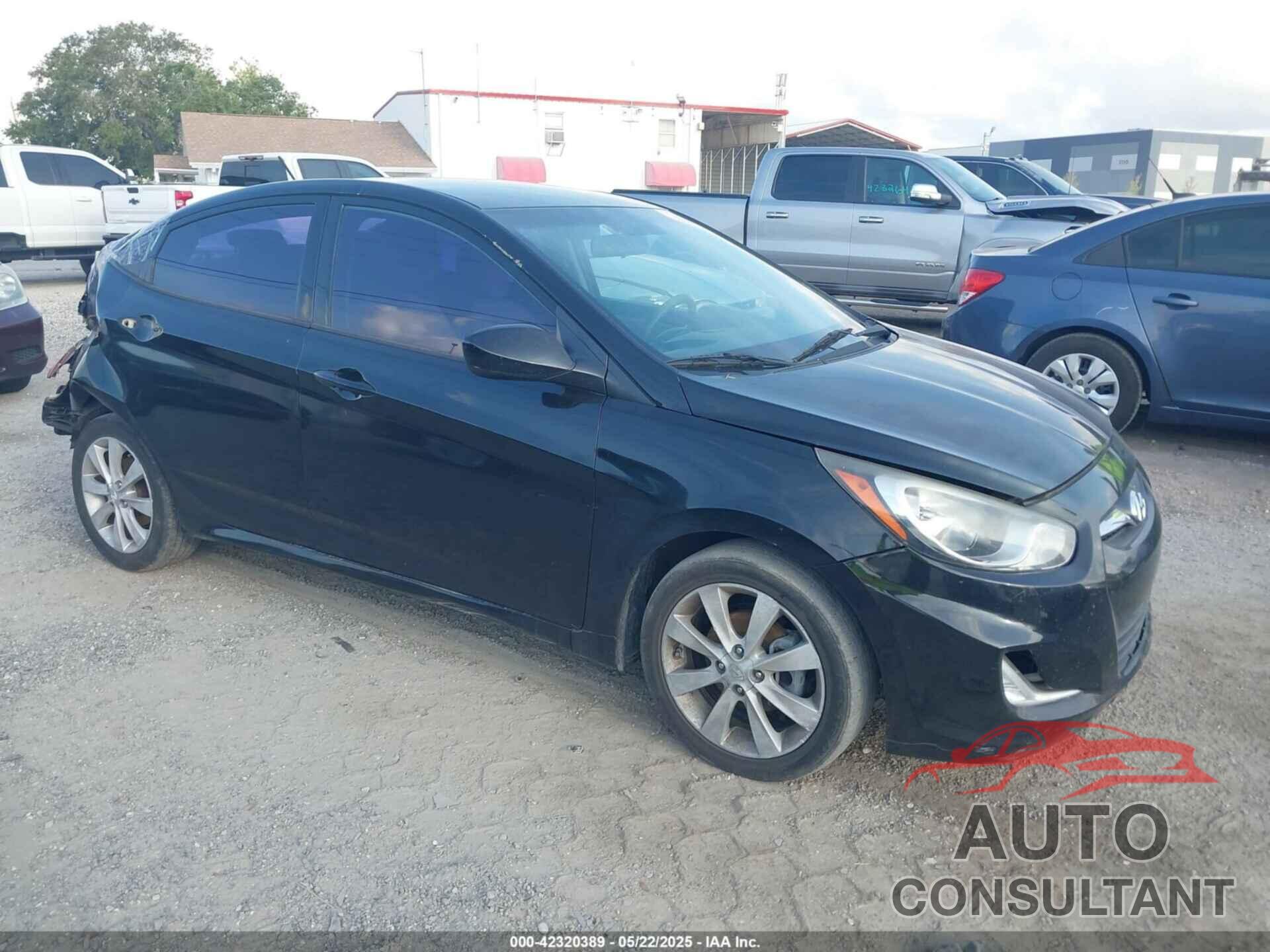 HYUNDAI ACCENT 2012 - KMHCU4AE6CU227897