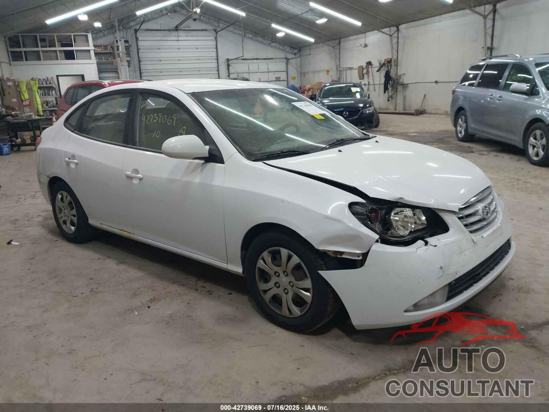 HYUNDAI ELANTRA 2010 - KMHDU4AD2AU187858