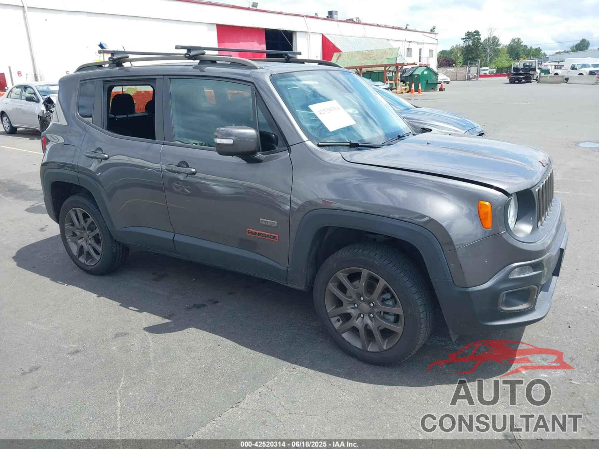 JEEP RENEGADE 2016 - ZACCJBBT3GPD87077